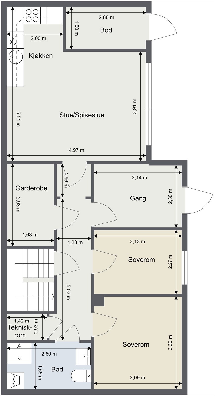 U. Etasje Galleribilde