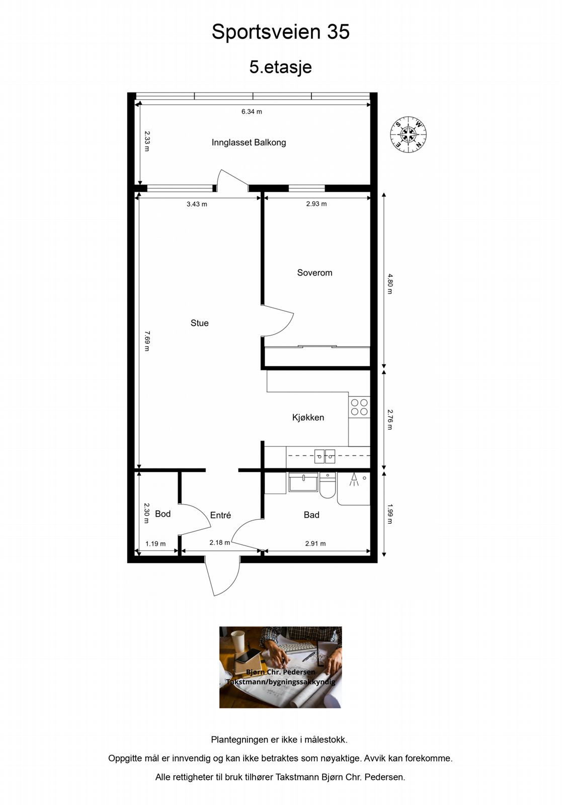 Plantegning Galleribilde