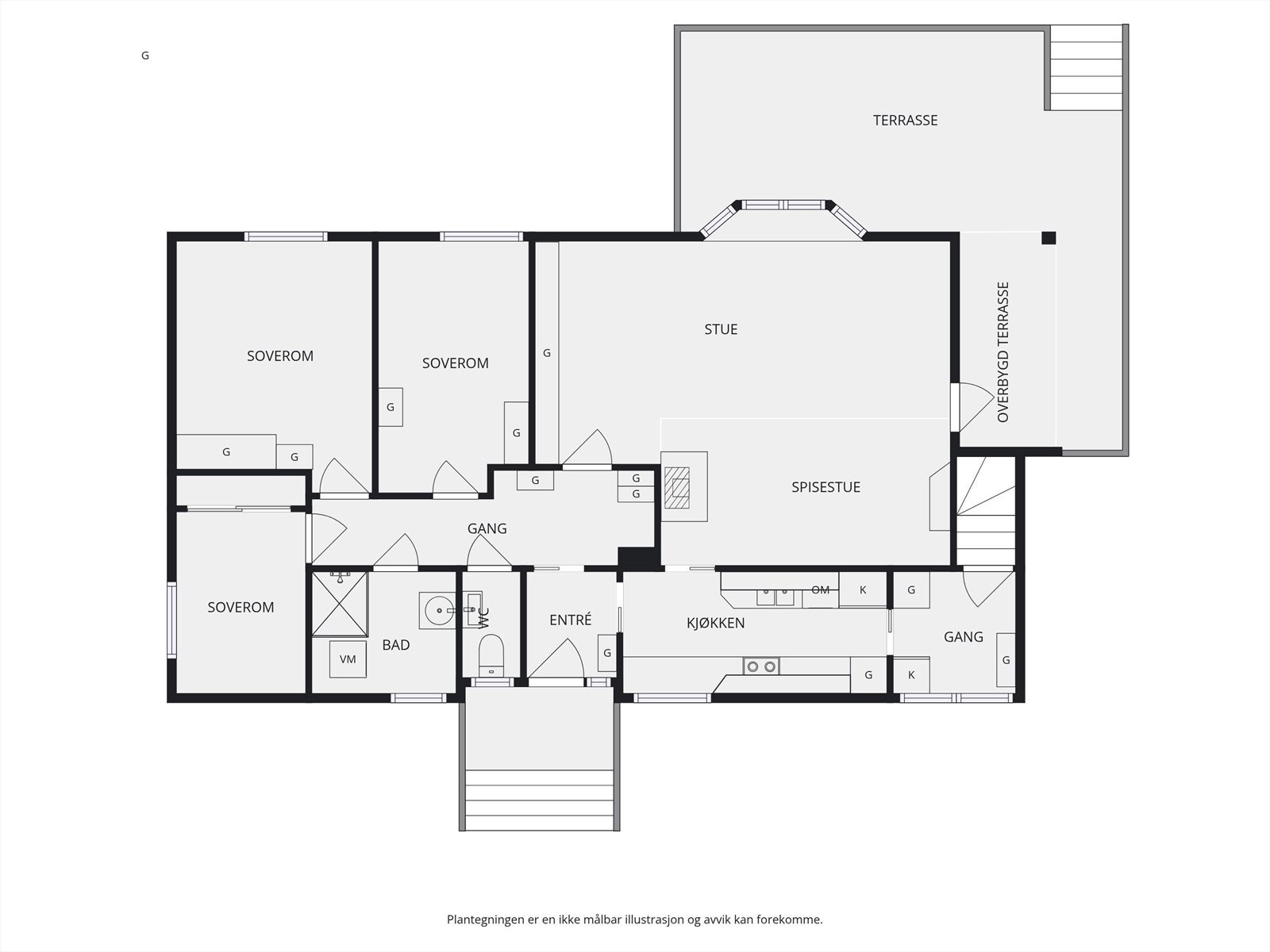 Plantegning 1. etasje. Galleribilde