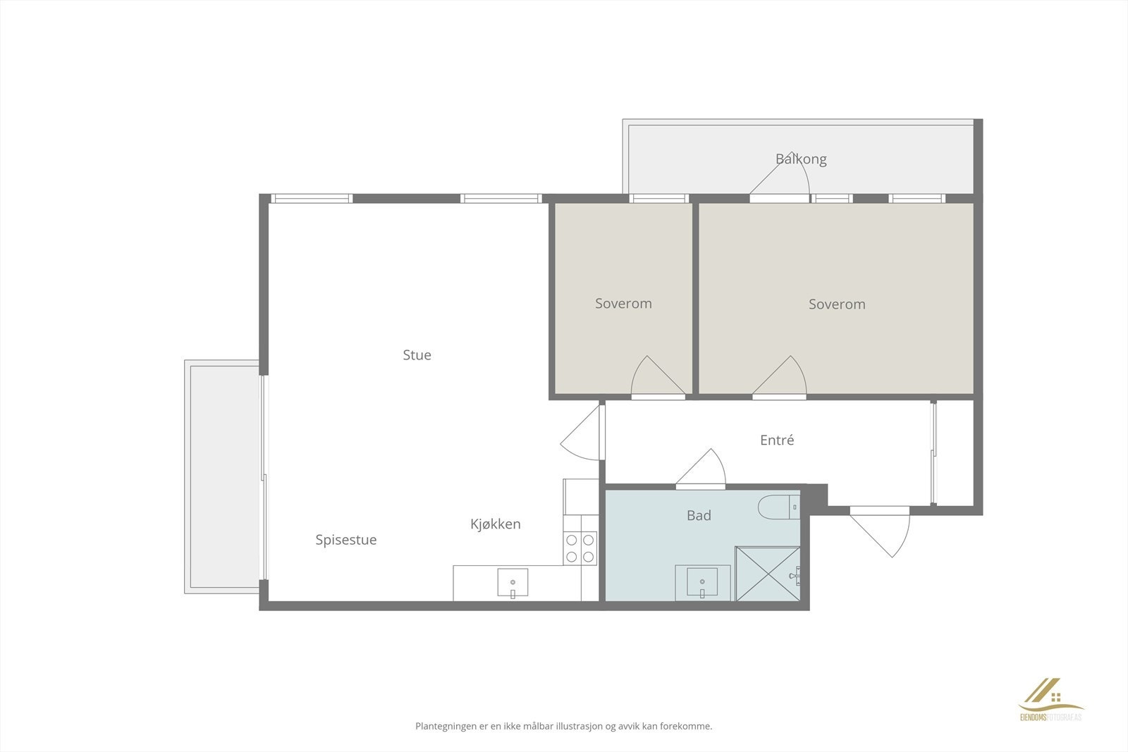 Plantegning Galleribilde