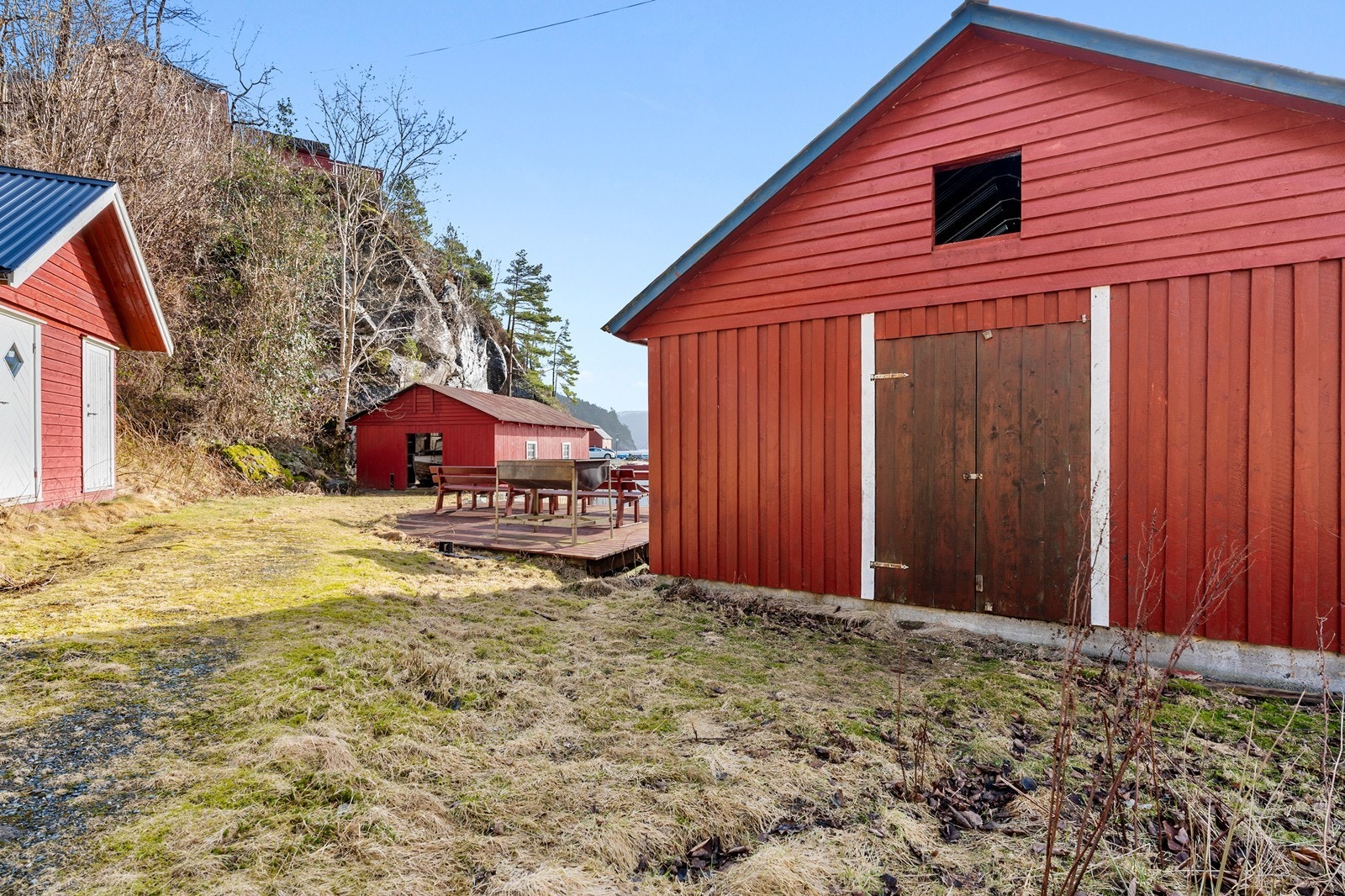 Naustet har et totalareal på 46 m2 Galleribilde