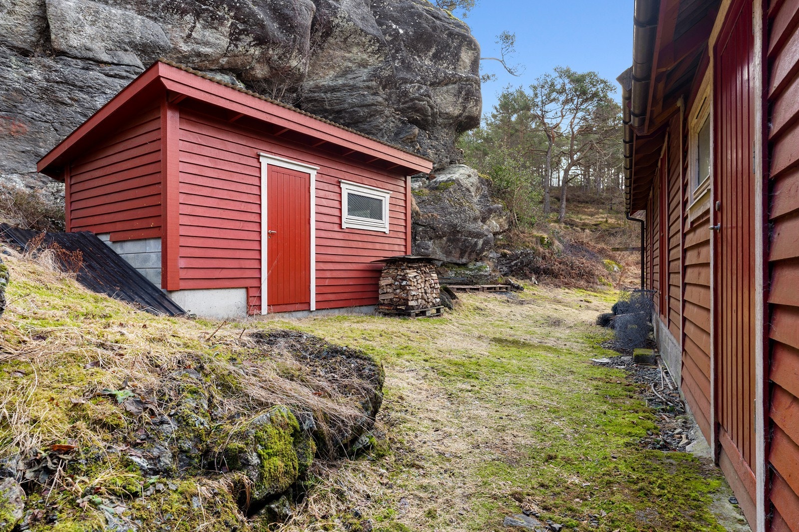 Utvendig bod. Galleribilde