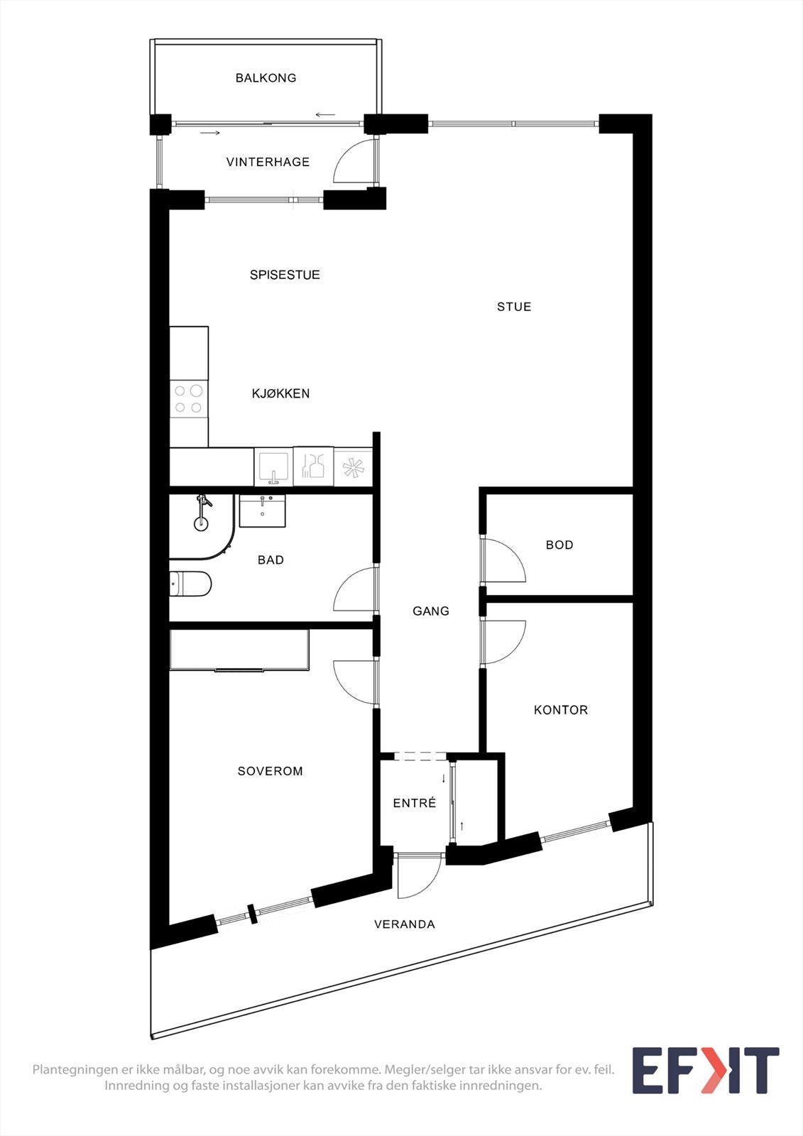 Plantegning Galleribilde
