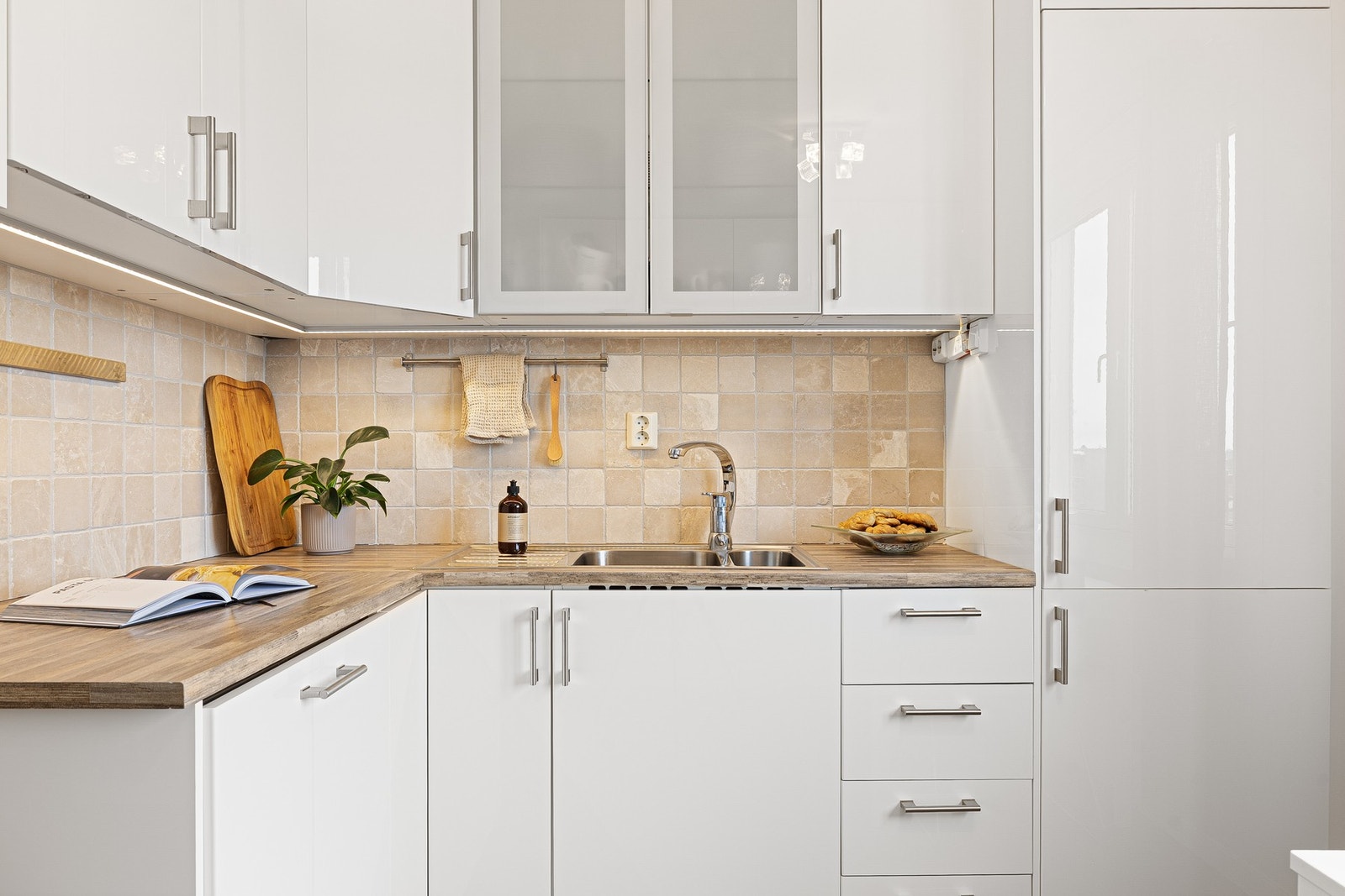 Takstmann har vurdert overflater og innredning på kjøkkenet til tilstandsgrad 1. Galleribilde