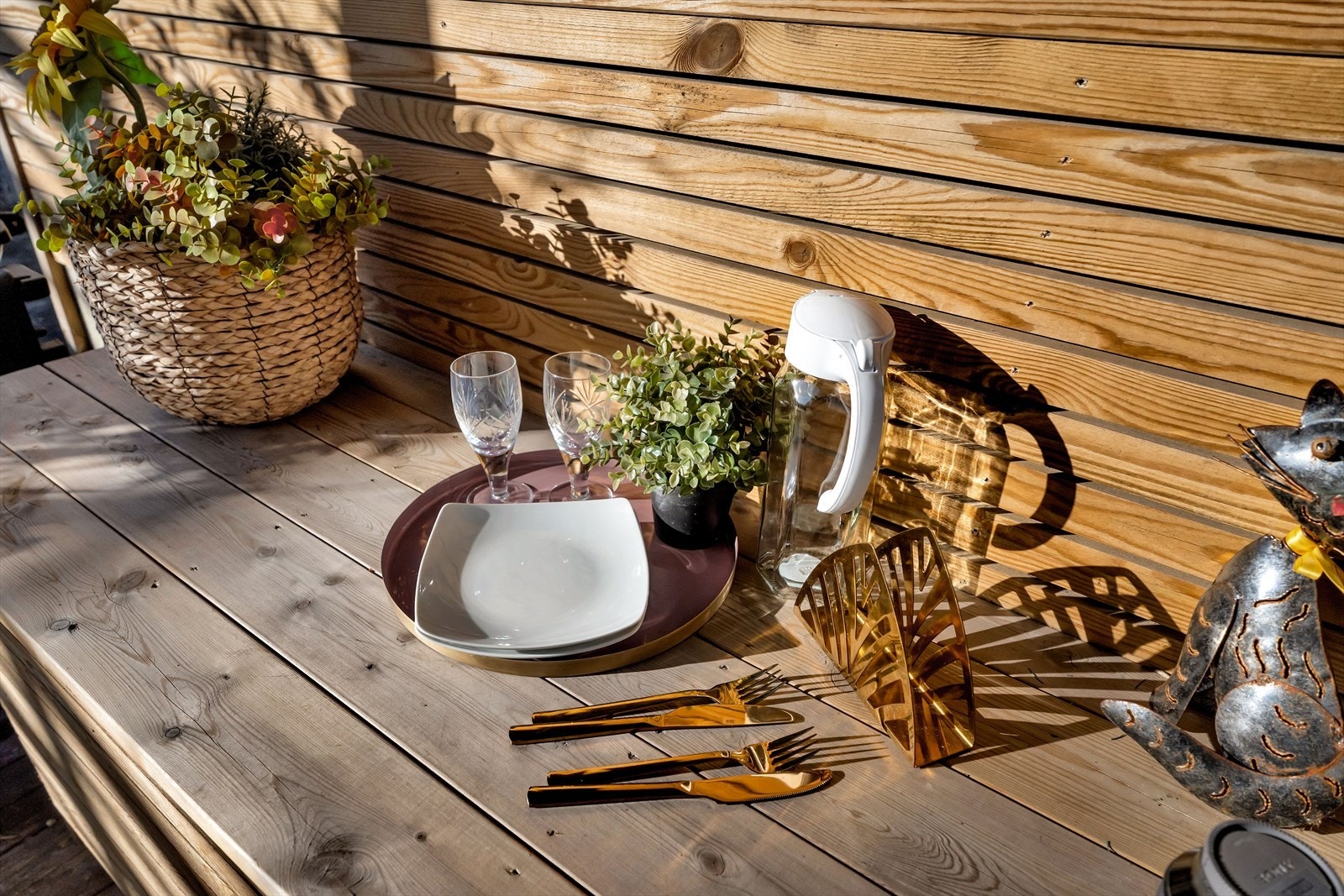 De store uteområdene gir mange muligheter for utendørs hygge. Galleribilde