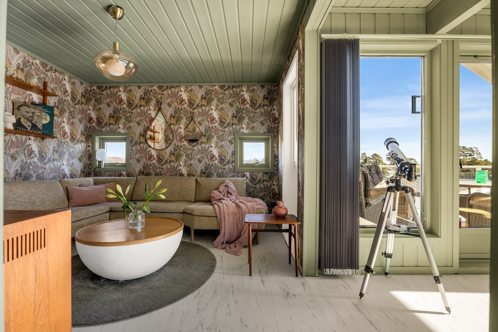 Også her er det utgang til uteområdet. Galleribilde