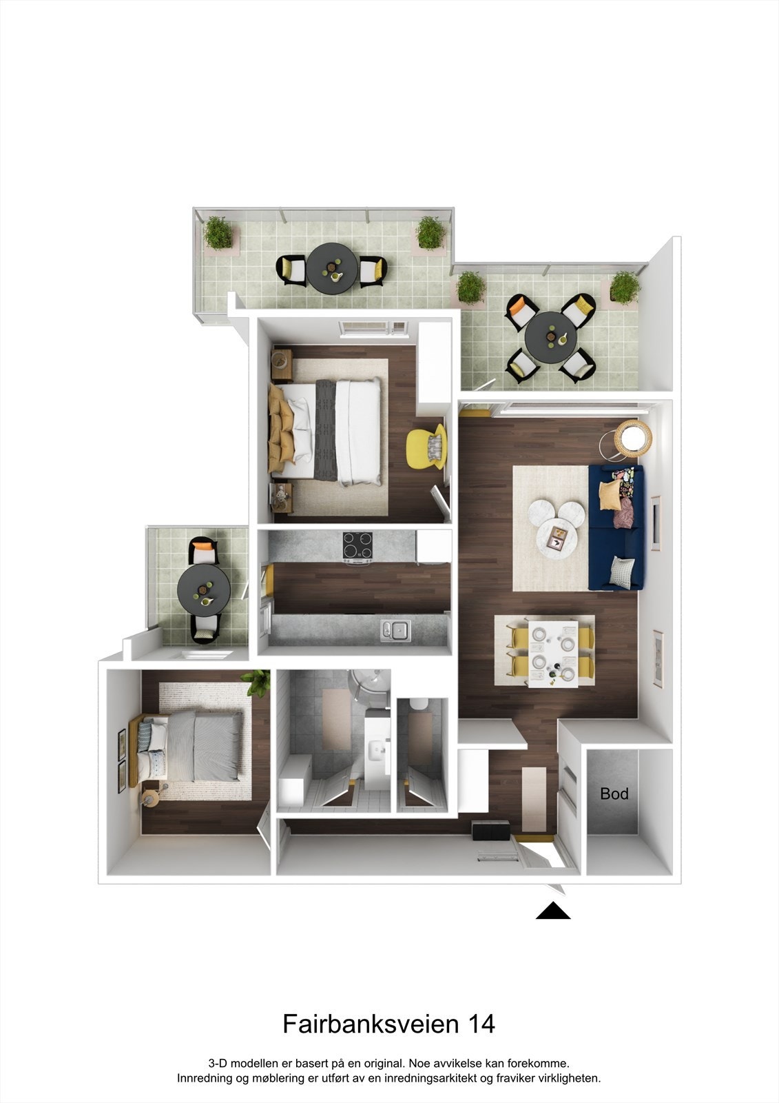 Planskisse Galleribilde