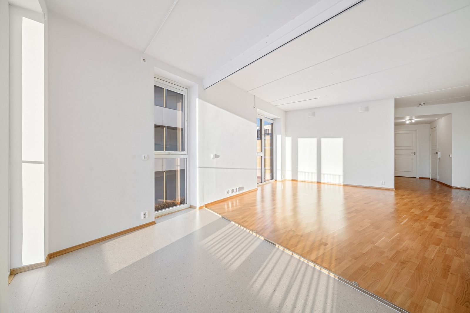 Enkelt å tilpasse ulike møbleringsløsninger på stuen. Galleribilde