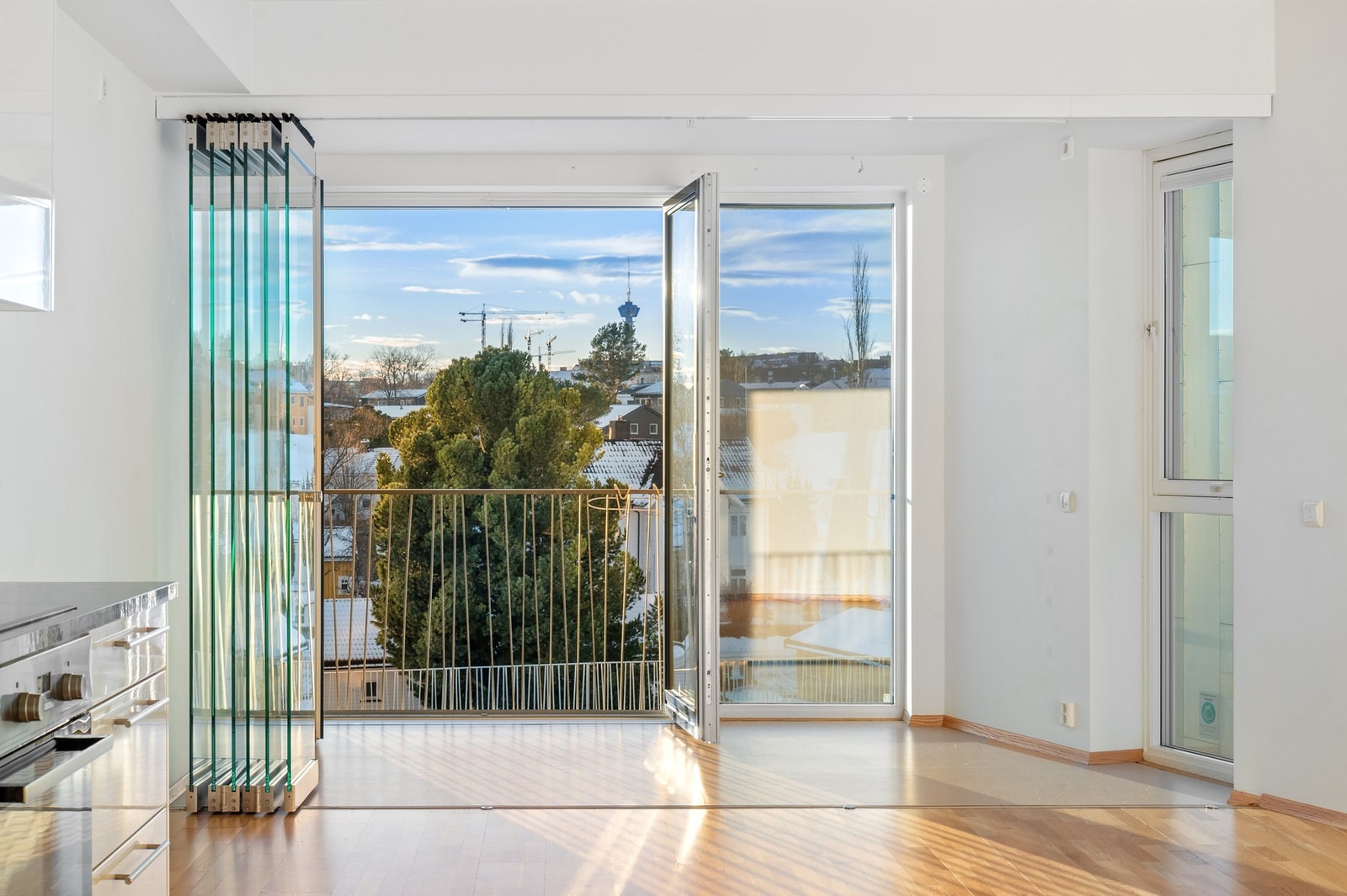 Utsiktbilde fra den franske balkongen. Galleribilde