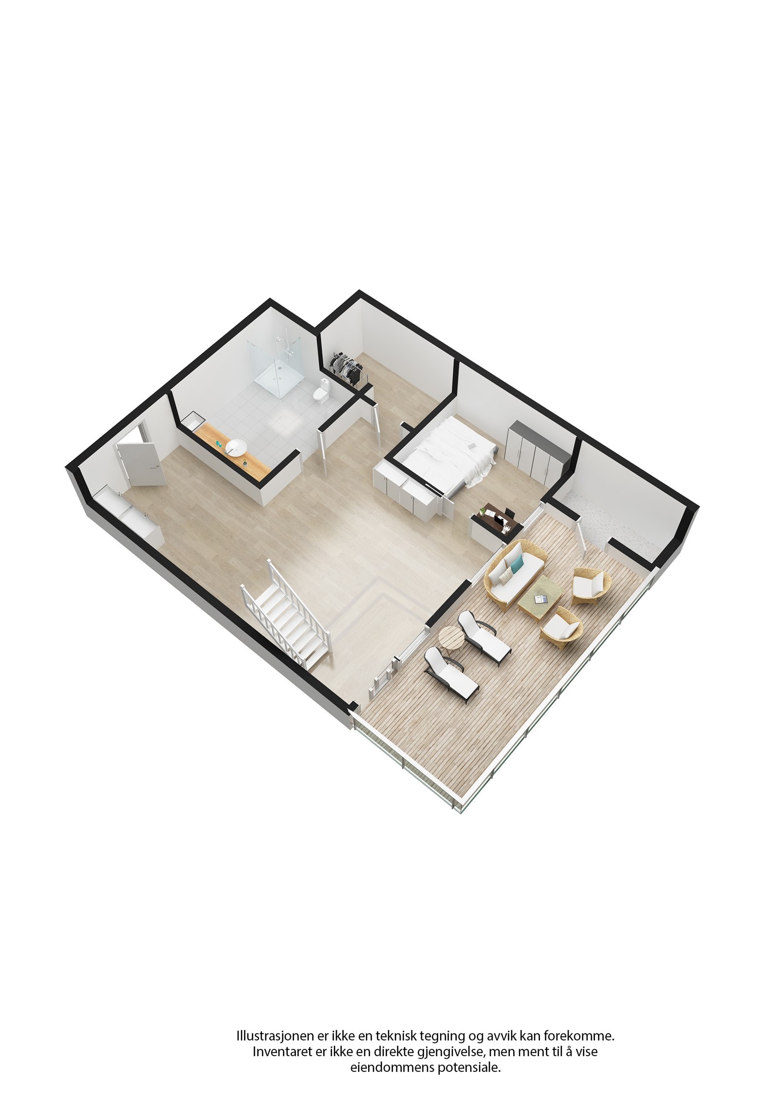 Plantegning underetasjen Galleribilde