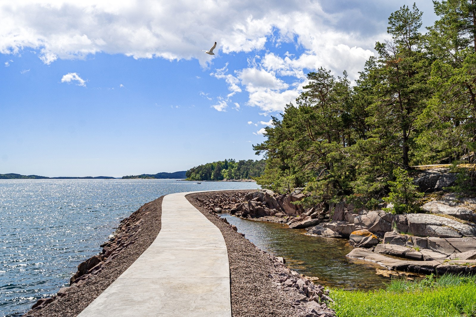 Områdebilde - kyststi rundt øya Galleribilde