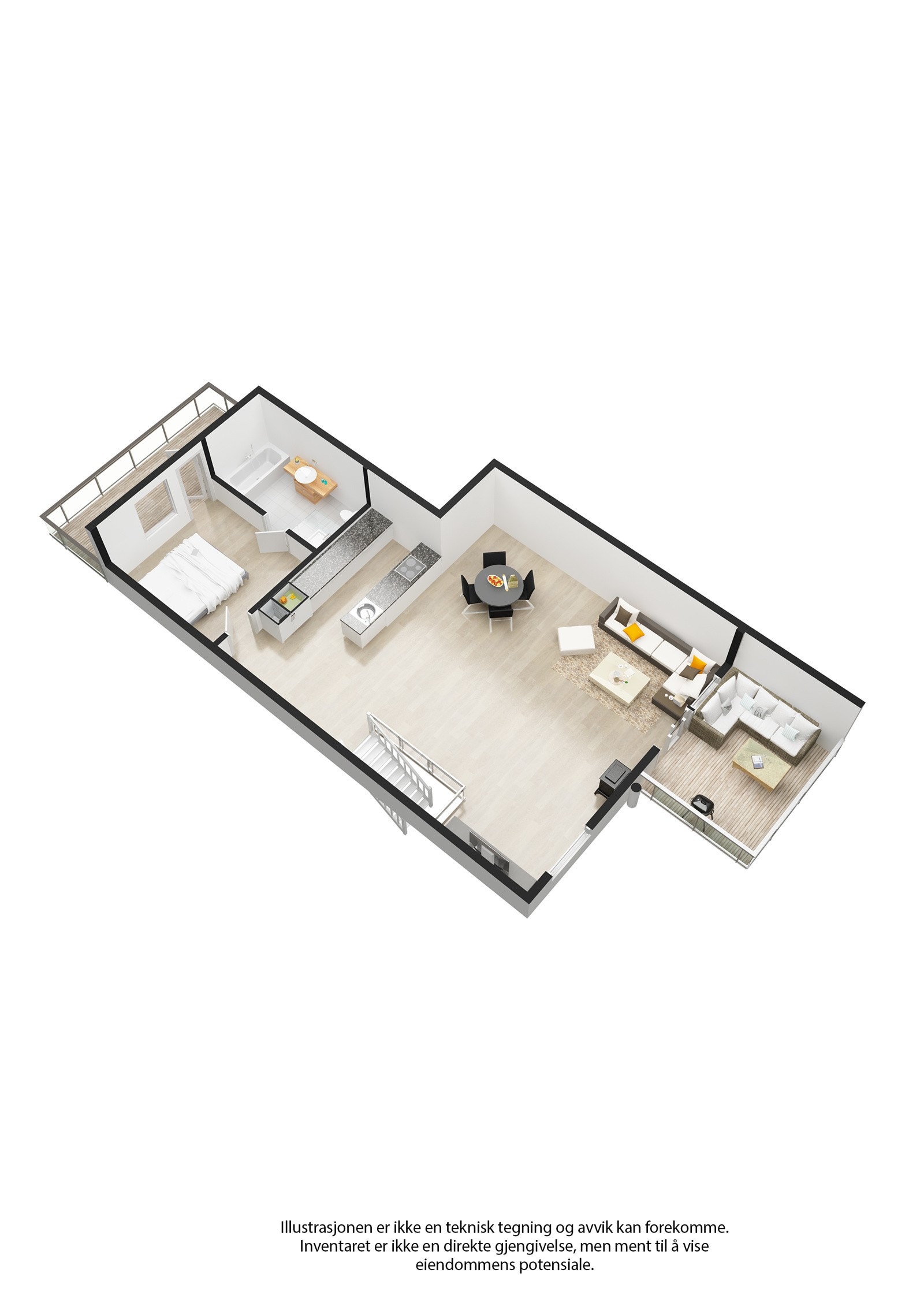 Plantegning hovedetasjen Galleribilde