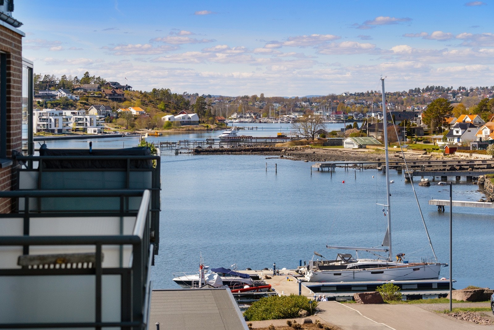 Utsikt fra balkong mot nord/vest Galleribilde