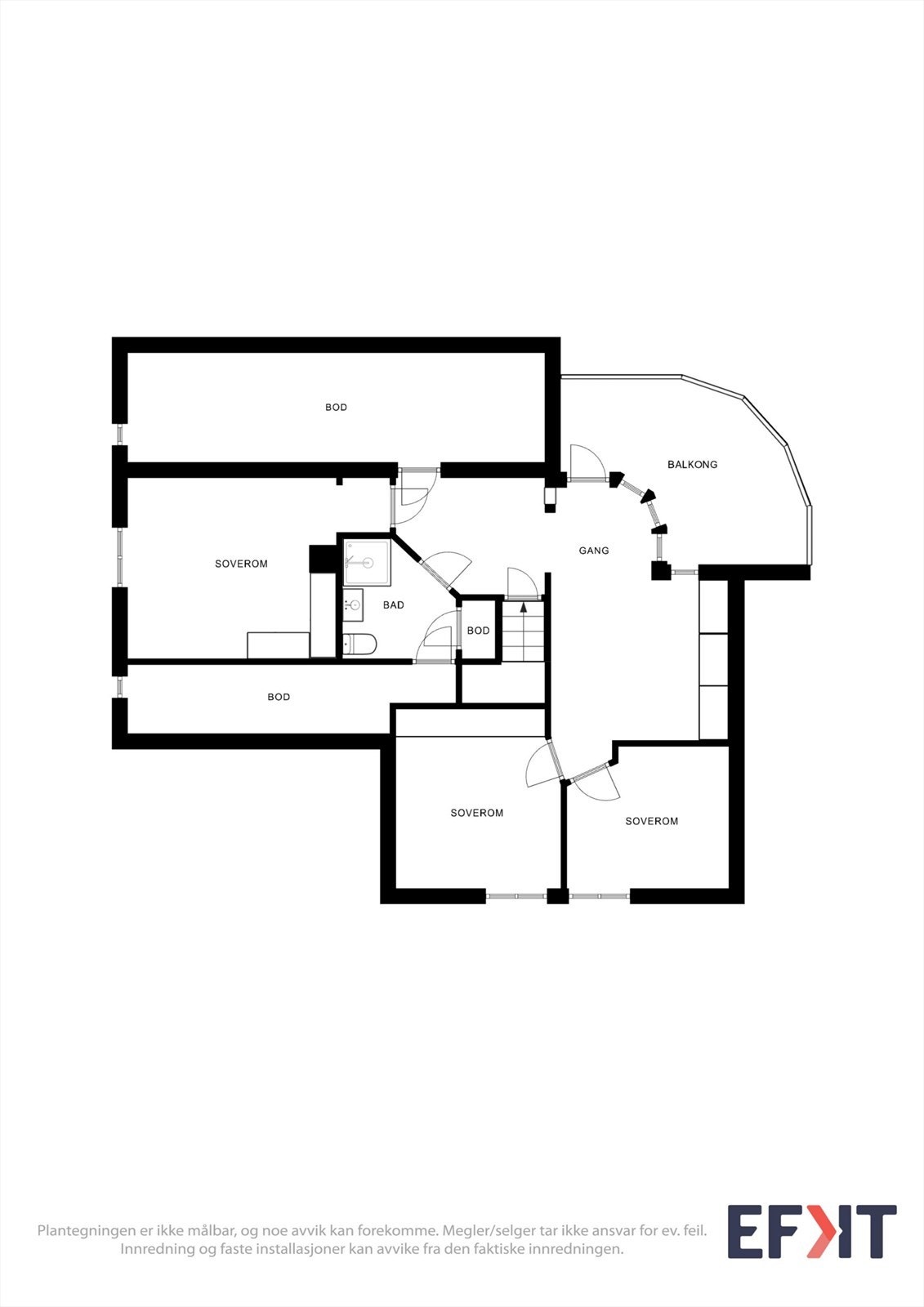 Plantegninger 2.etasje Galleribilde