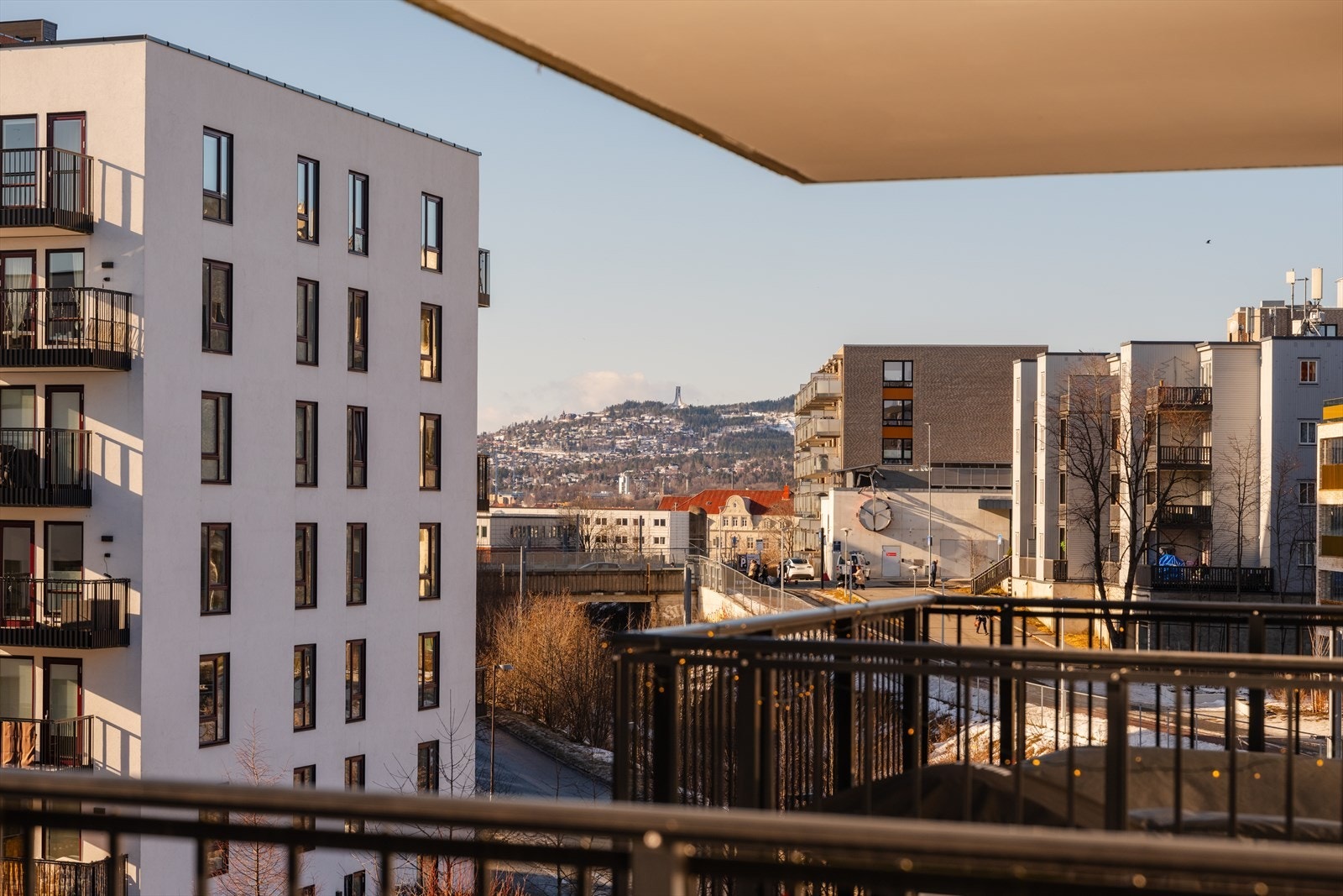 Gode solforhold og langstrakt utsikt Galleribilde