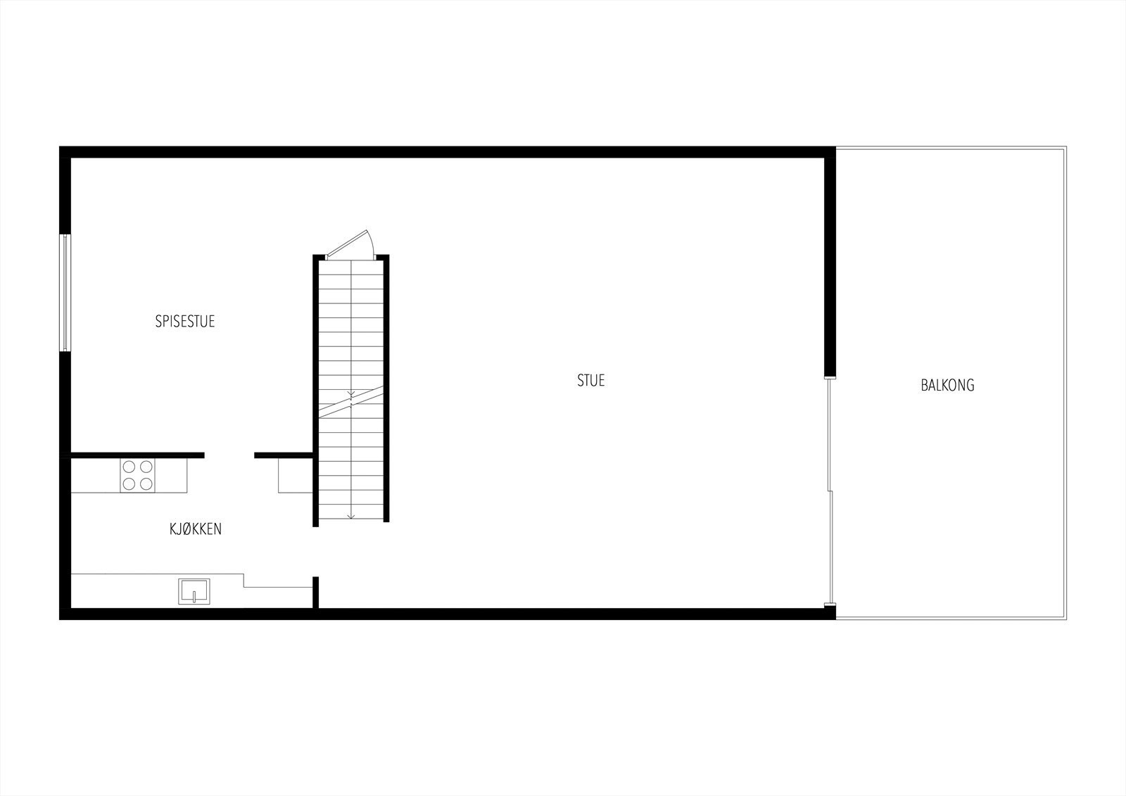 Plantegning 2.etasje Galleribilde