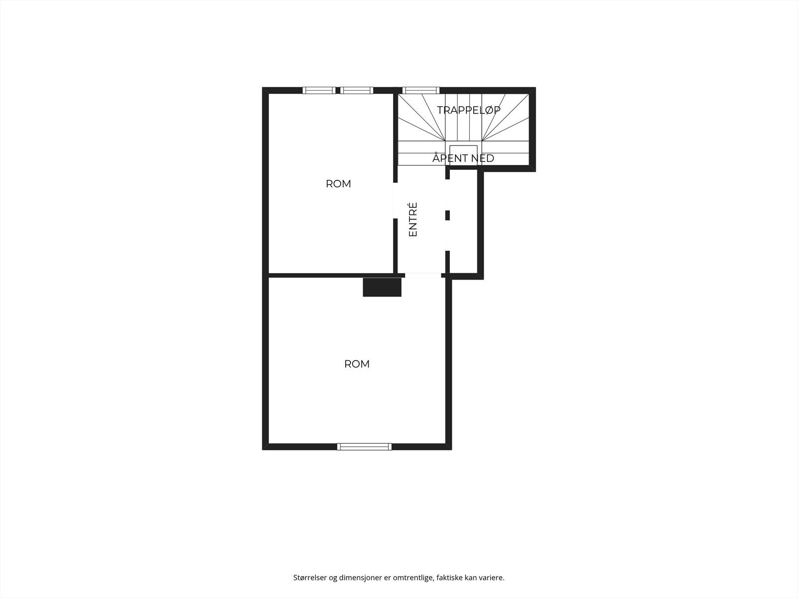 Plantegning 2.etg. Galleribilde