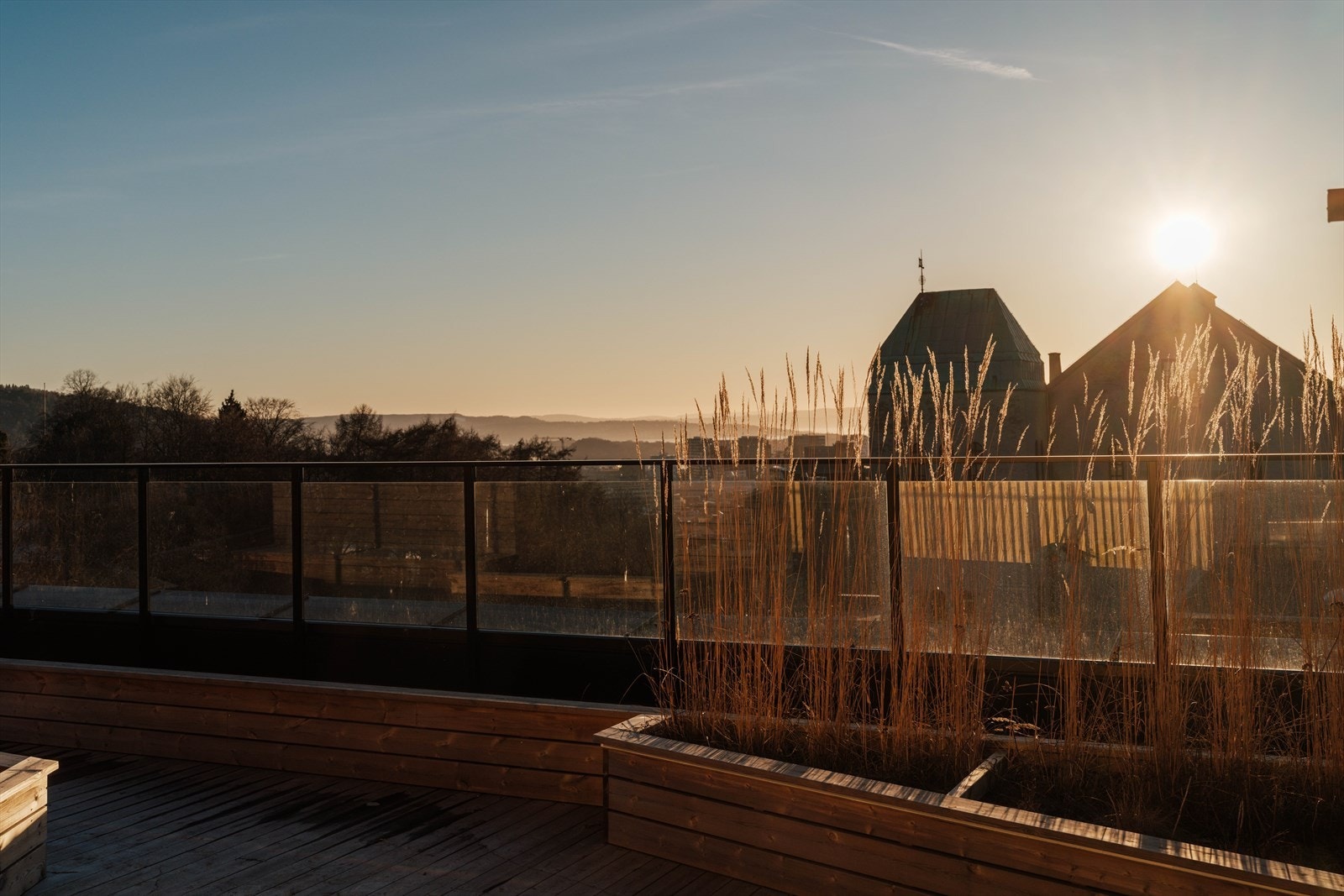 Beliggenheten på høyden over Tøyen gir en tilbaketrukket følelse og flott utsyn. Galleribilde