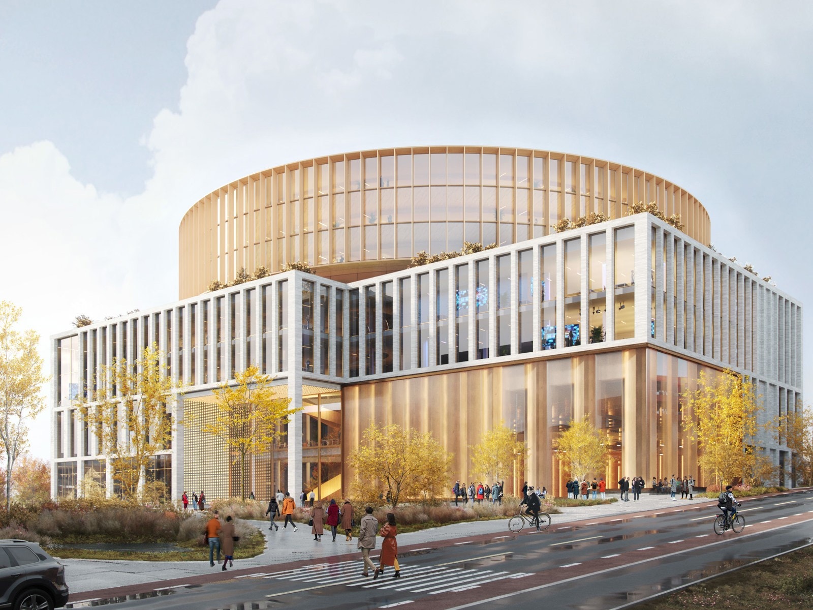 Det nye NRK bygget er under oppføring og vil bringe et skikkelig løft til området! Galleribilde