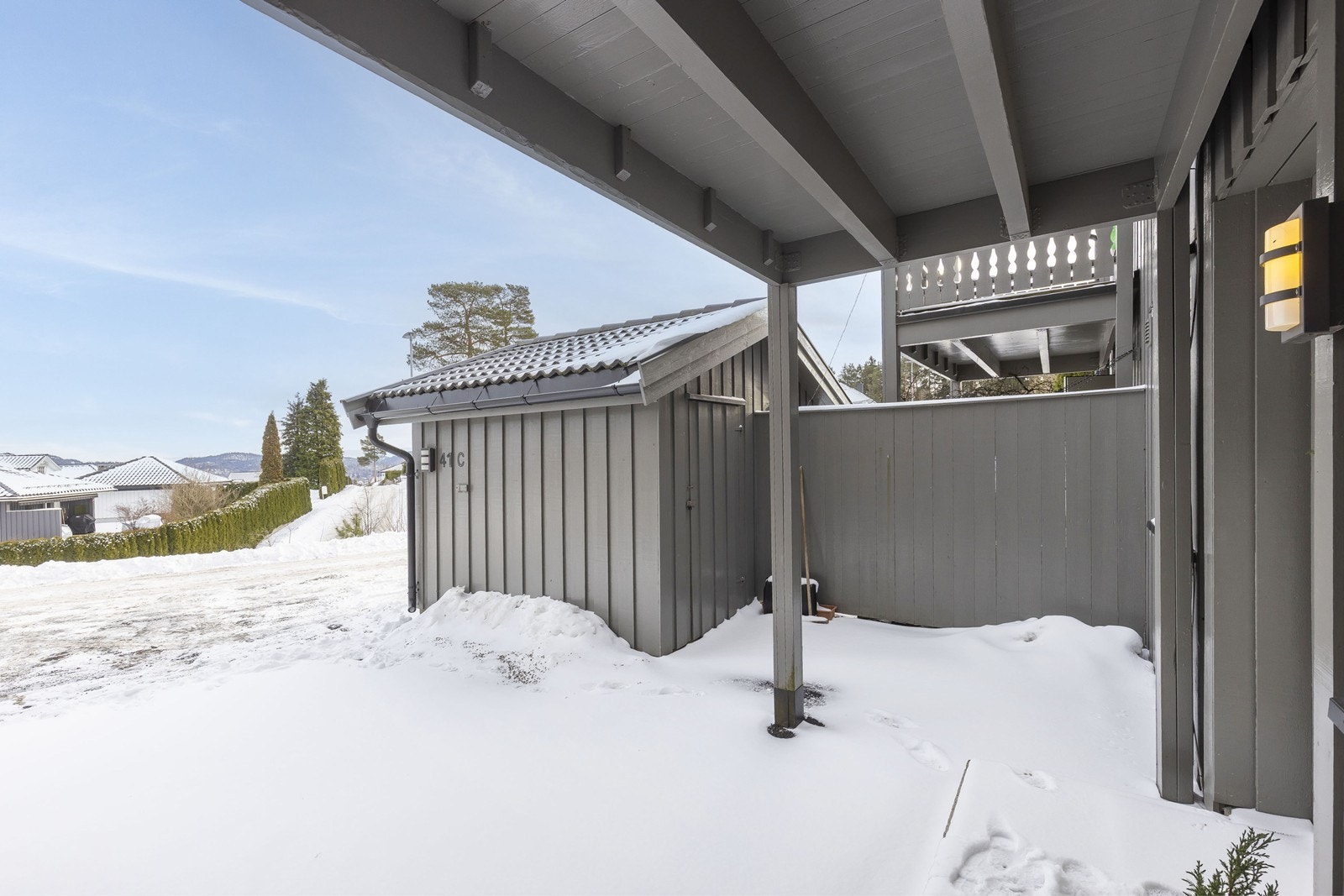 Utvendig sportsbod på 4 kvm Galleribilde