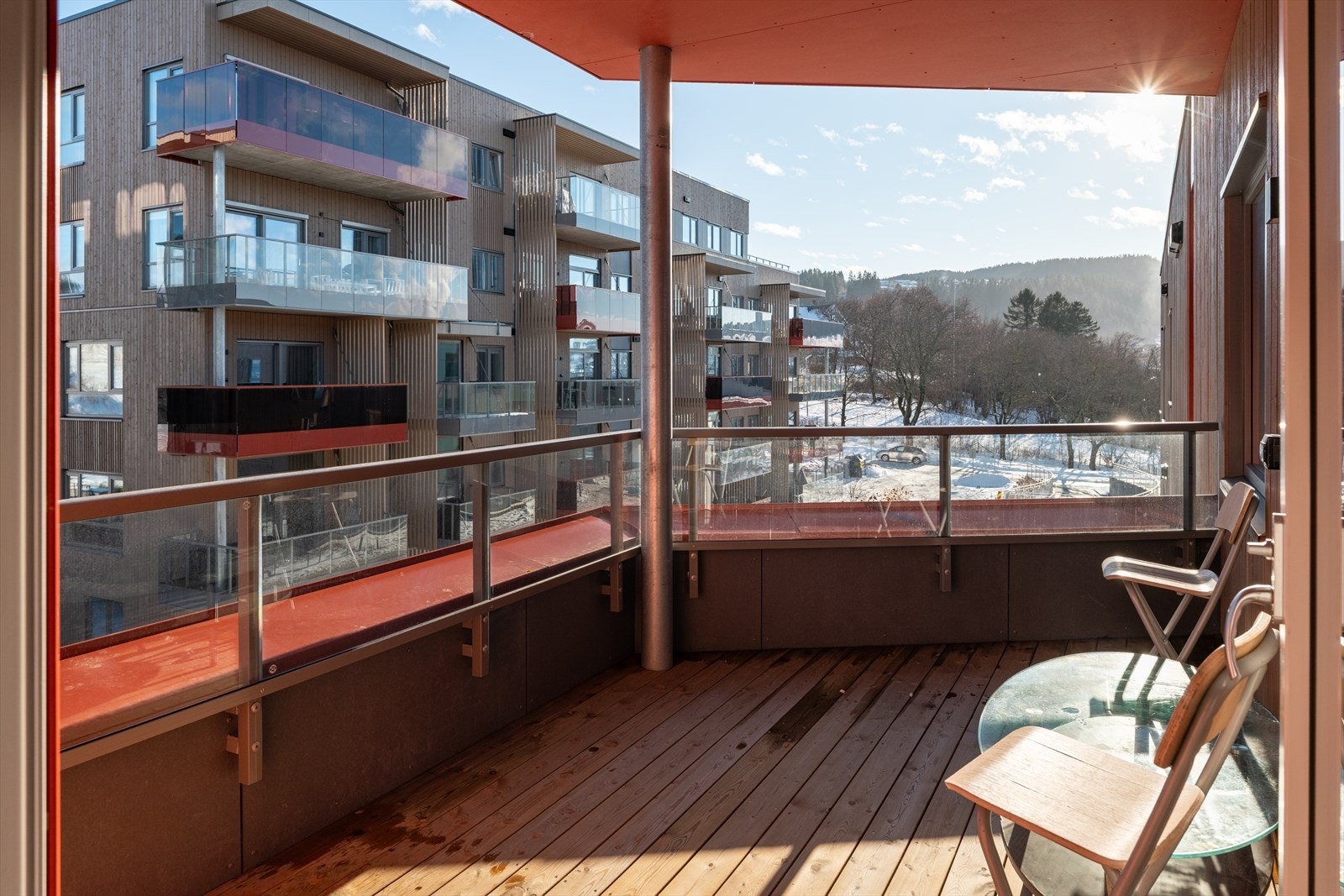 Felleskostnadene inkluderer blant annet kollektiv avtale gjennom Telia, oppvarming, varmtvann, felles byggforsikring mm. Galleribilde