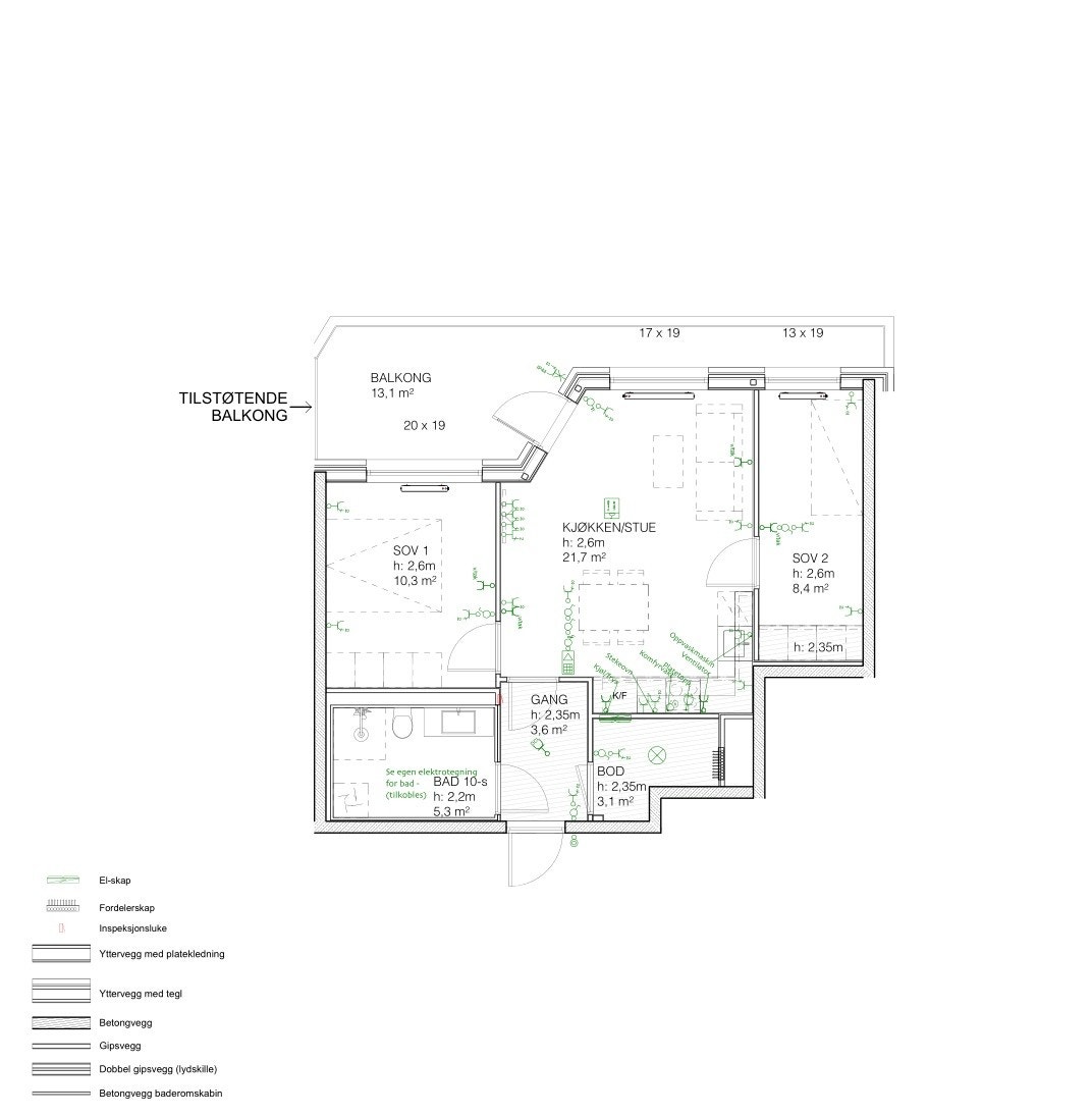 Plantegning. Galleribilde