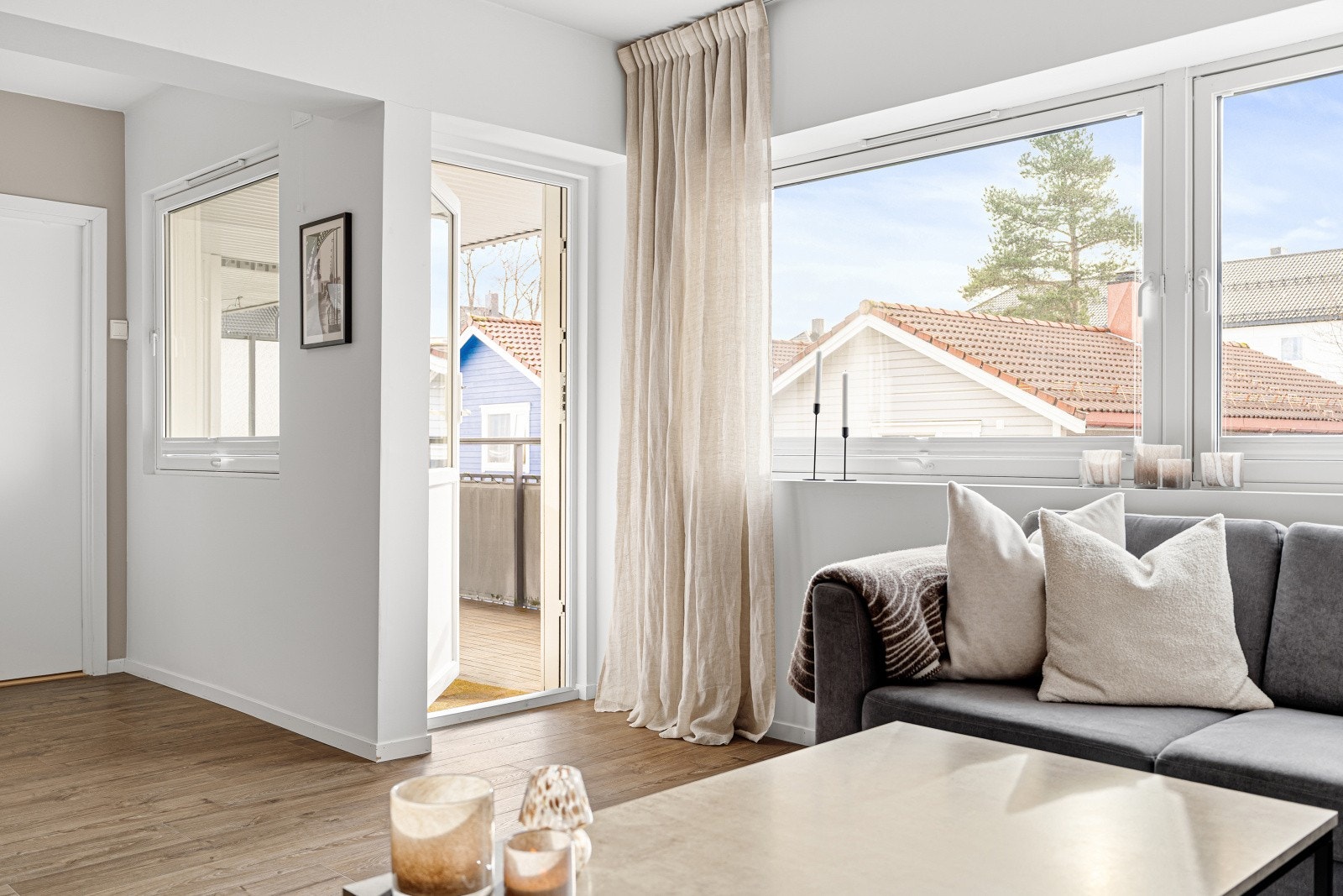 Vinduene ble skiftet i regi av borettslaget i 2021. Galleribilde