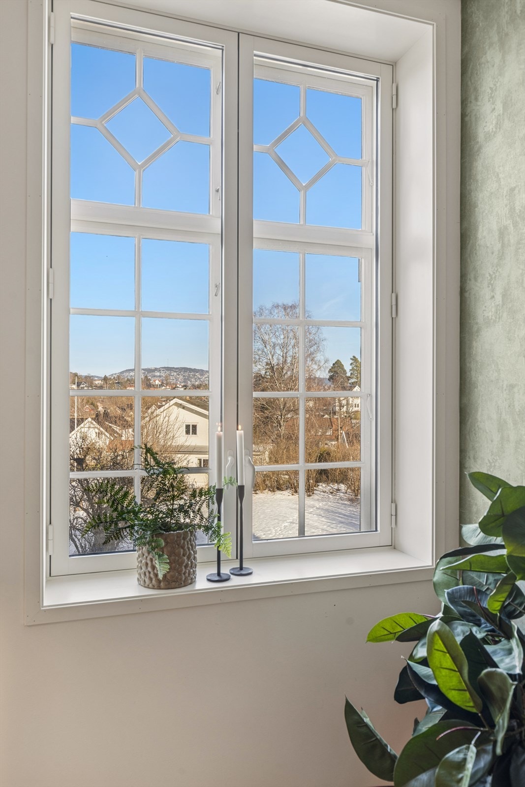 Nydelige originale vinduer. Galleribilde