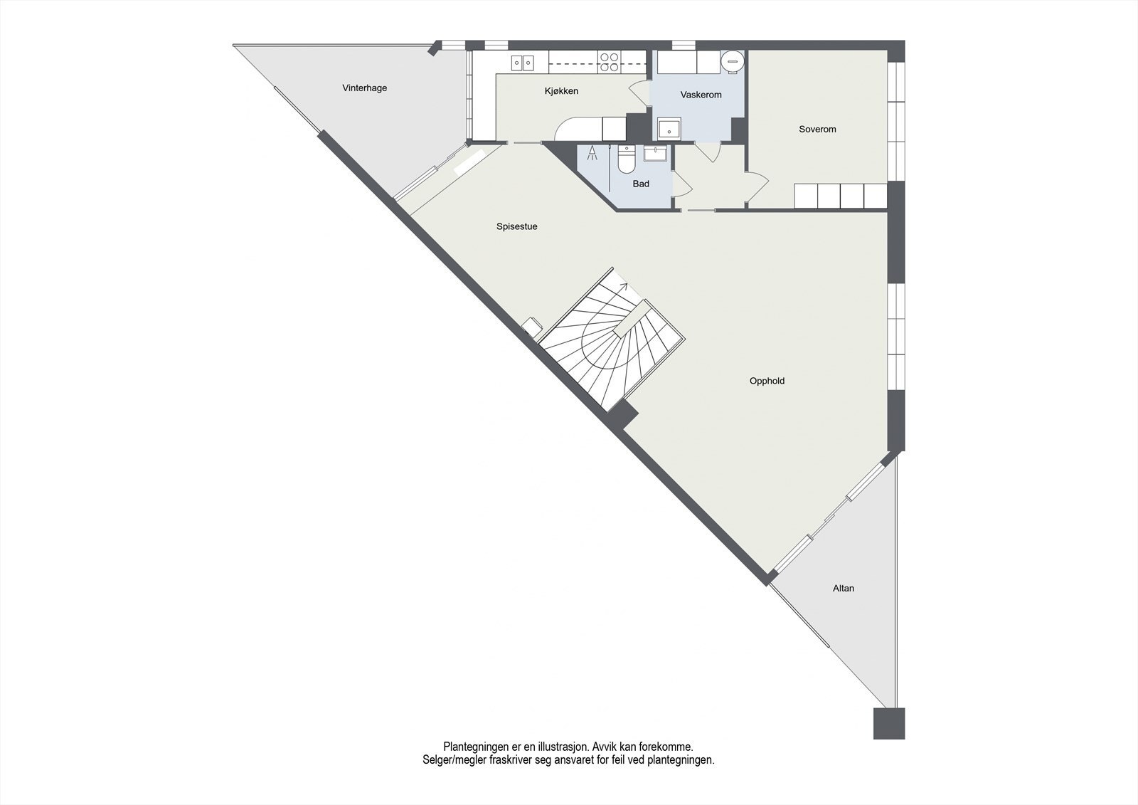 Planskisse 6. etasje Galleribilde