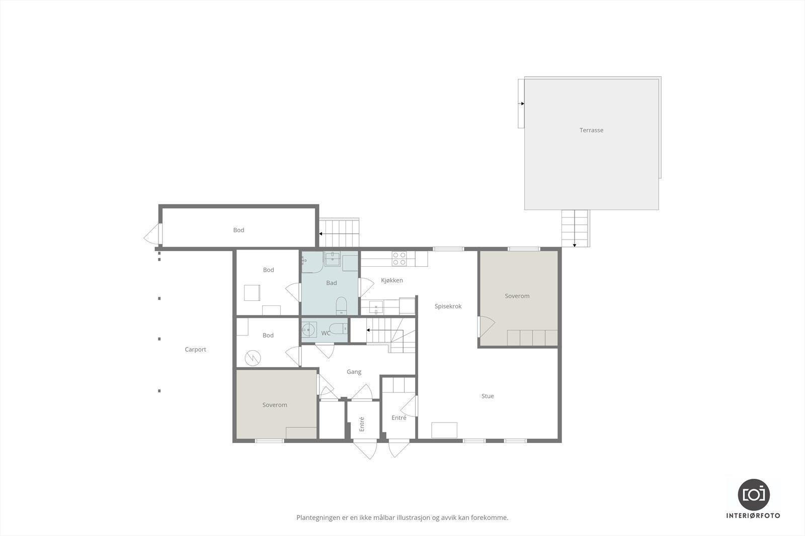 Plantegning Galleribilde