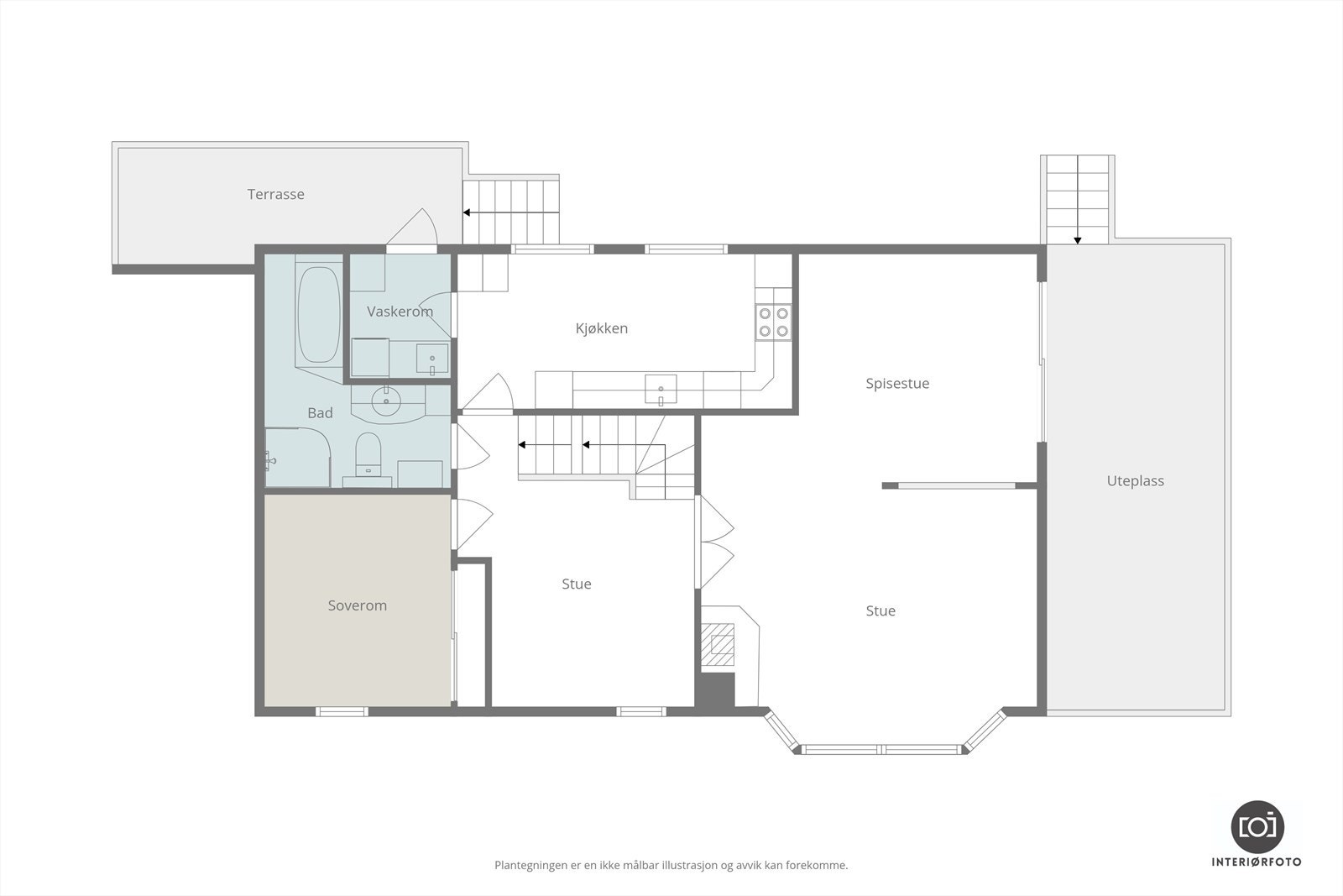 Plantegning Galleribilde