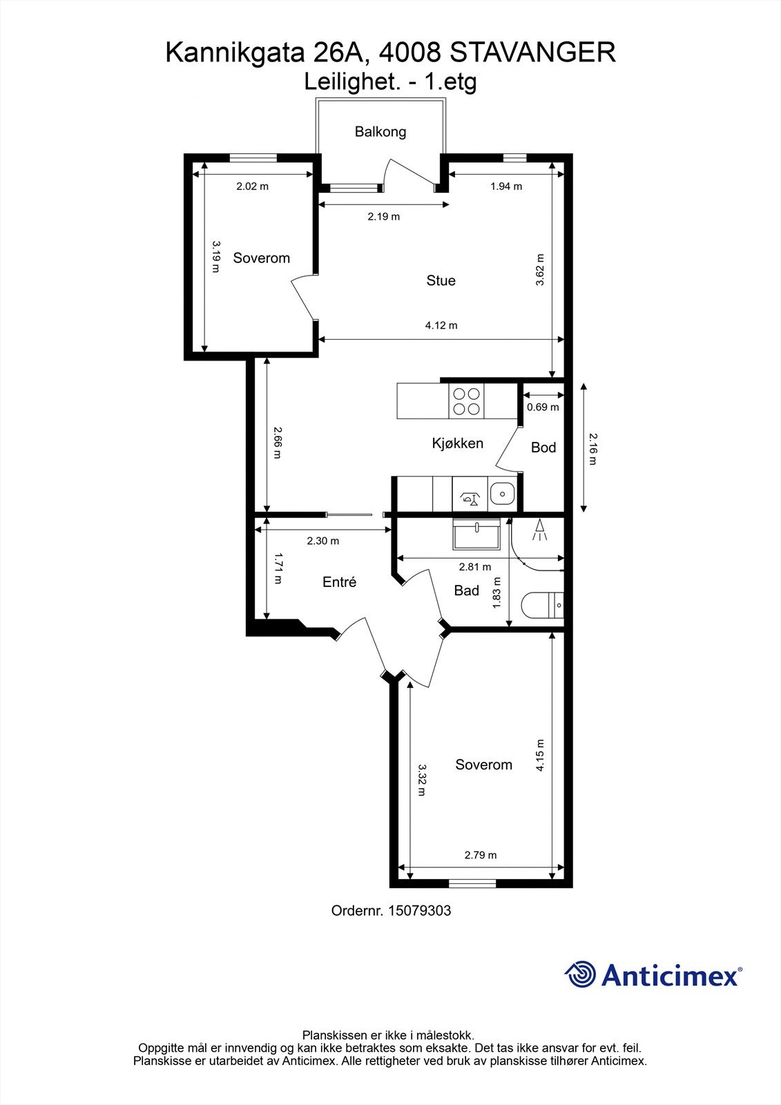 Plantegning. Galleribilde