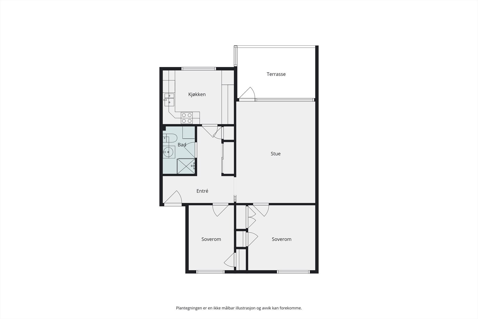 Plantegning Galleribilde