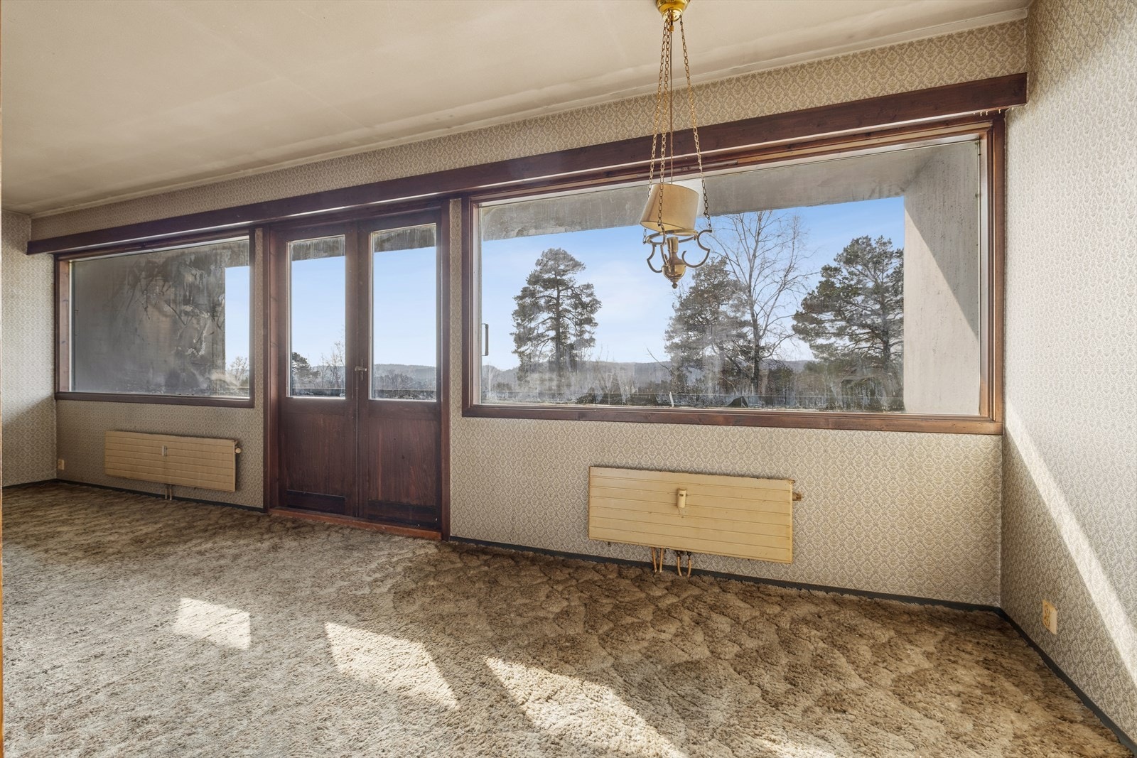 Delvis åpen stue- og kjøkken løsning Galleribilde