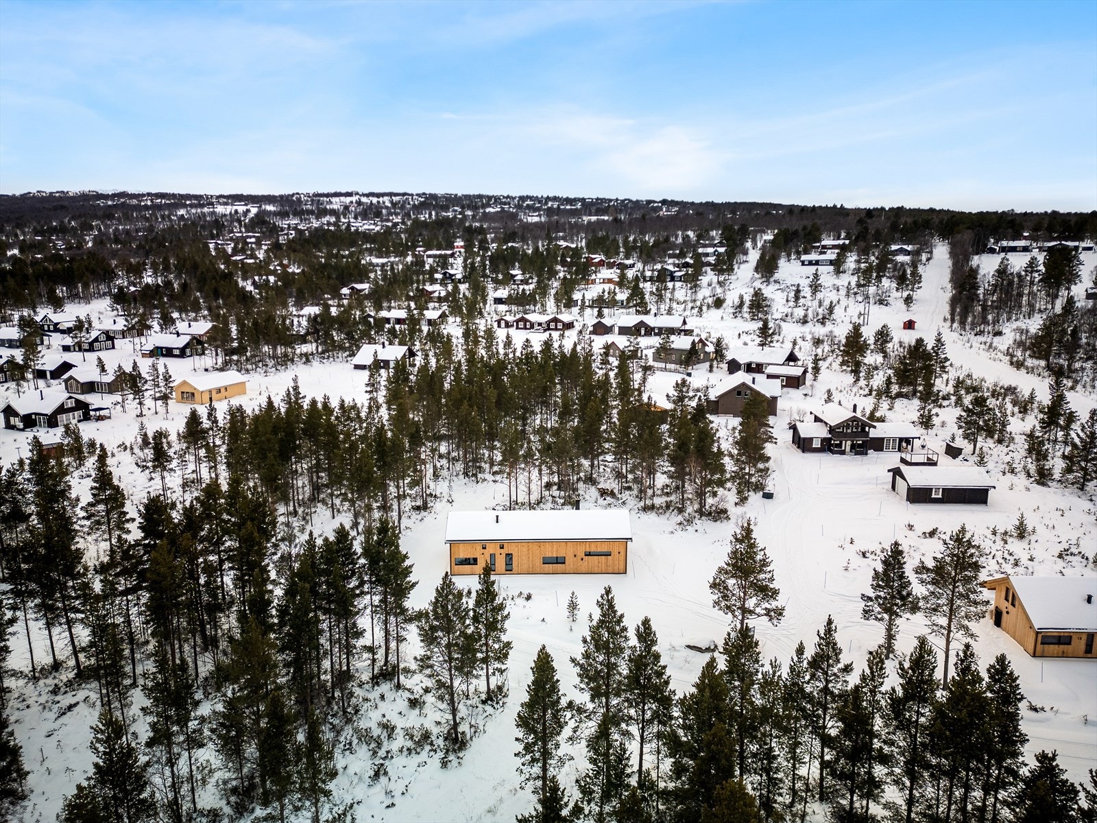 Området byr på skiløyper og flott turterreng like utenfor døra, noe som gir mulighet for aktive feriedager året rundt. Galleribilde