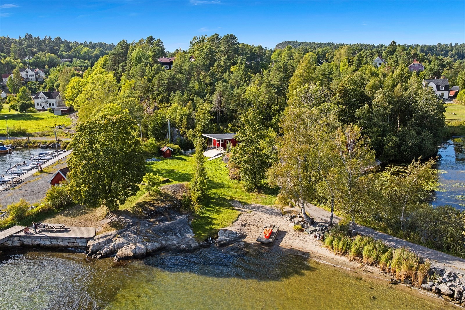 Badestrand ca. 250 meter unna. Galleribilde