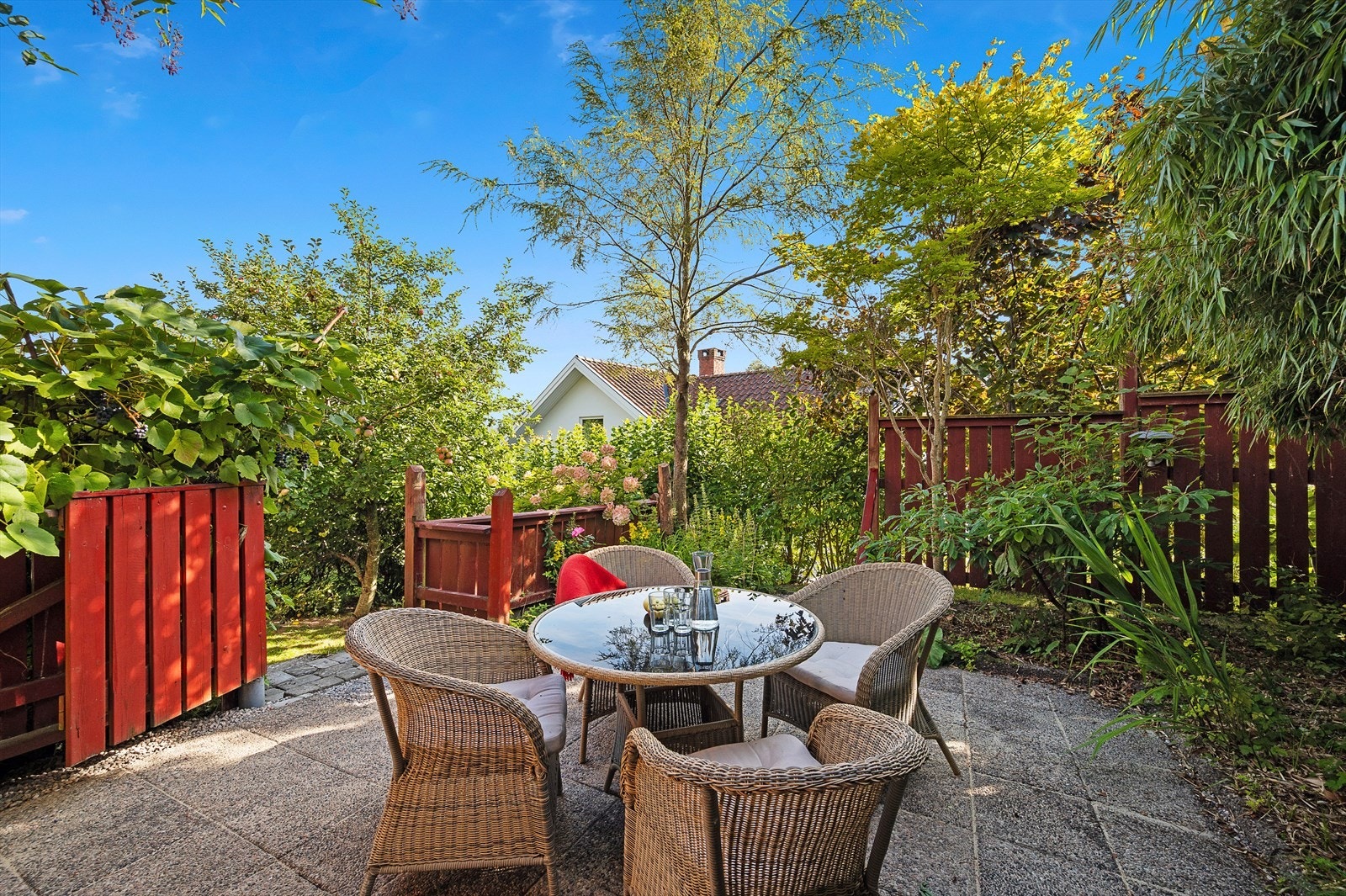 Koselig og usjenert uteplass Galleribilde