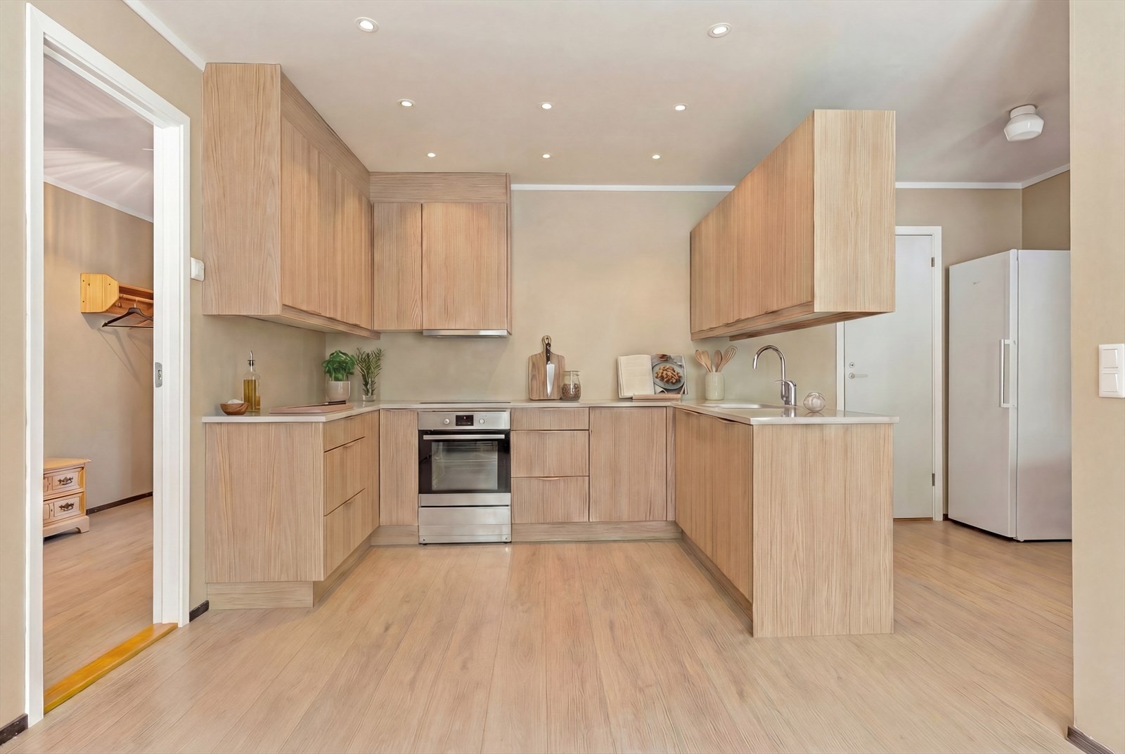 Digital møblering, her kan man sette sitt eget preg på kjøkkenet. Galleribilde