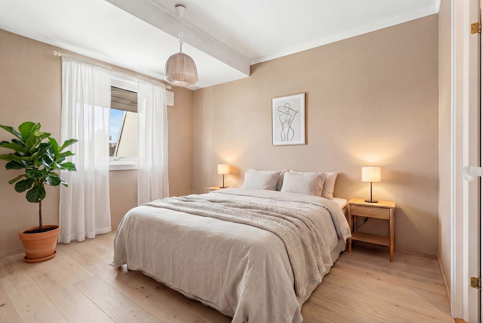 Digital møblering. Galleribilde