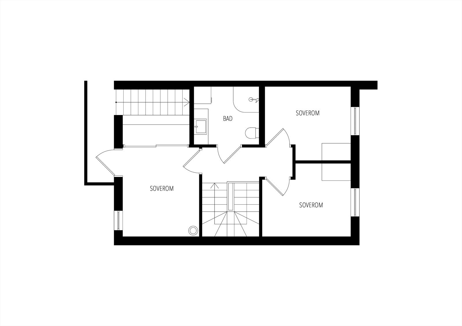 Plantegning 2. etasje. Galleribilde