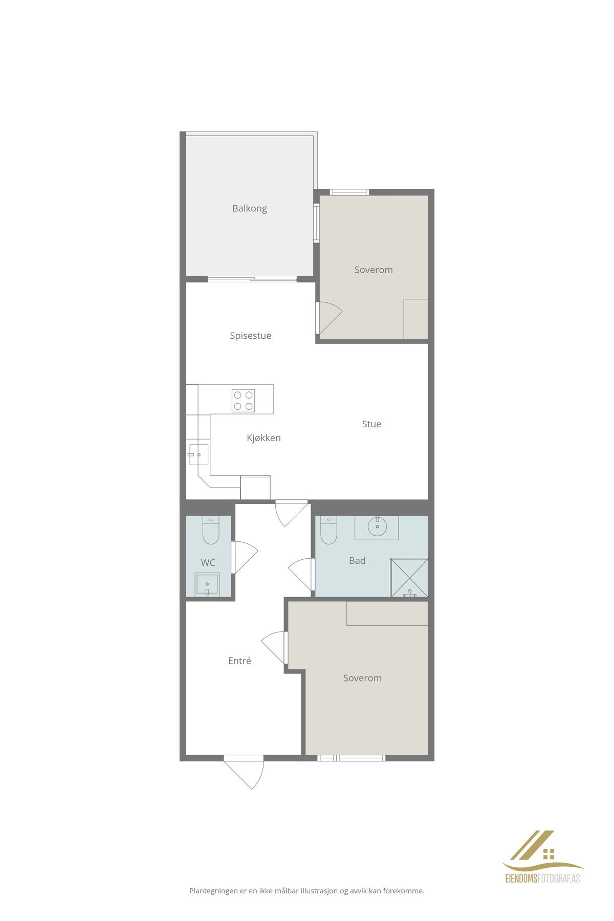 Plantegning Galleribilde