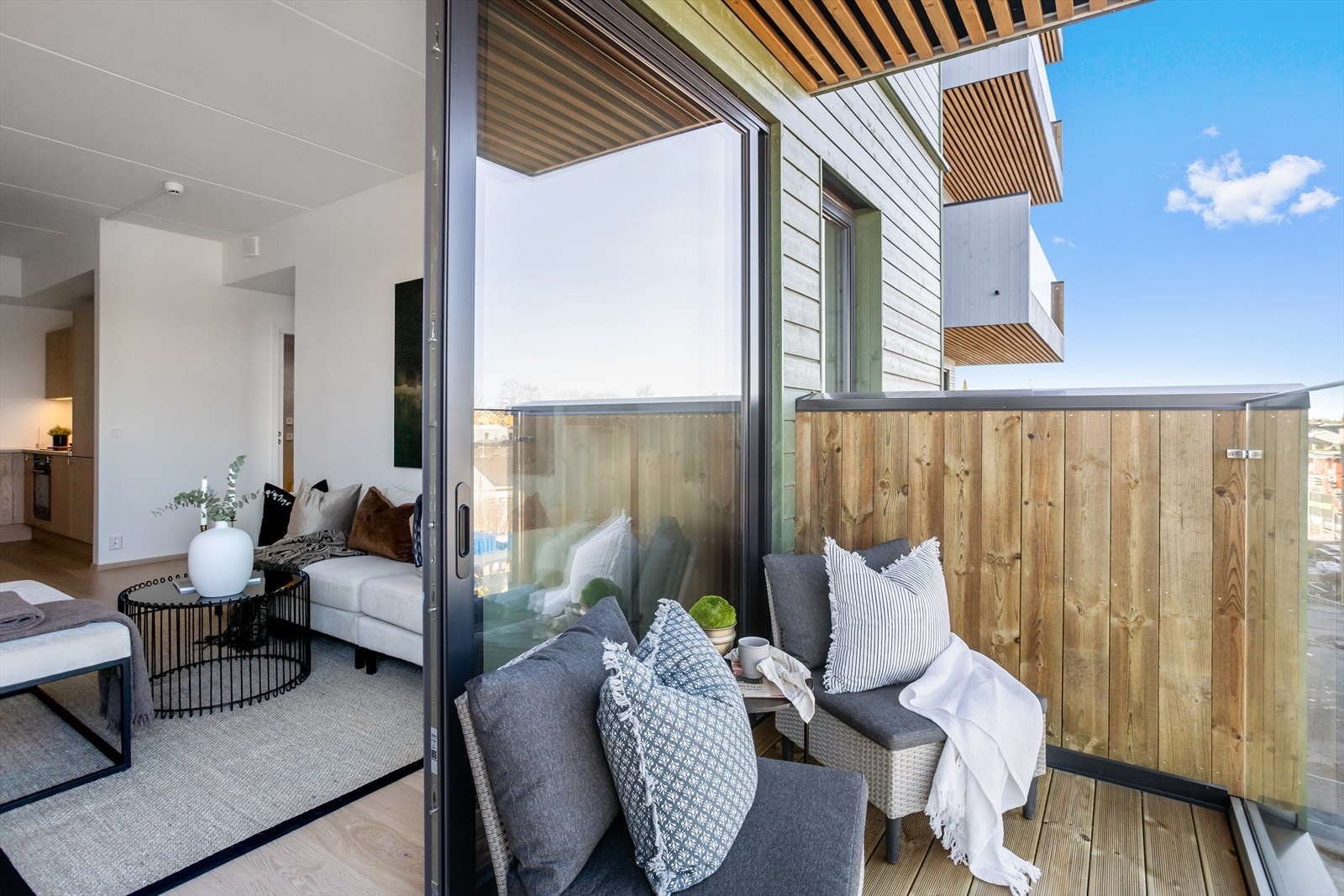 Deilig balkong. Galleribilde