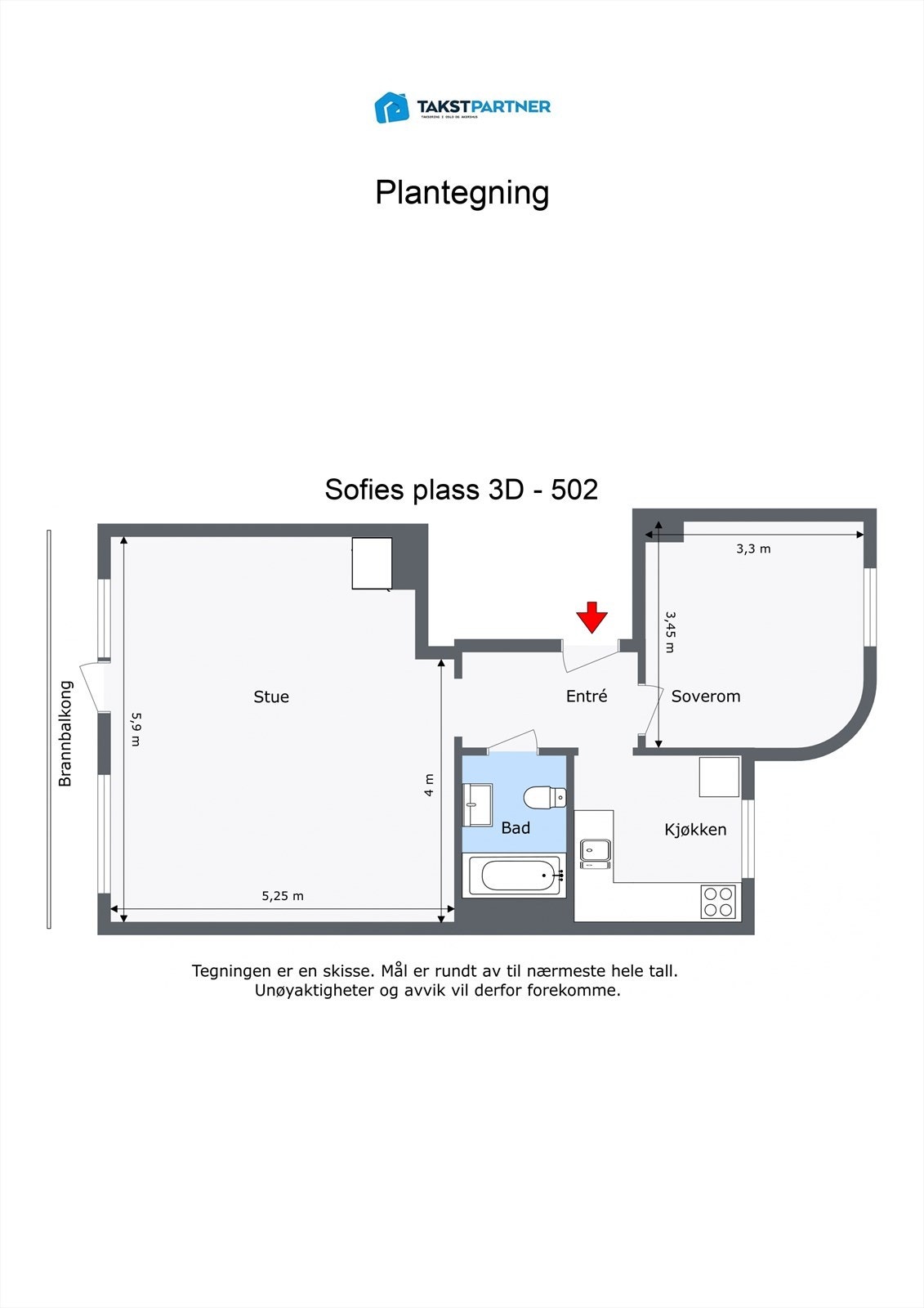 Plantegning. Galleribilde