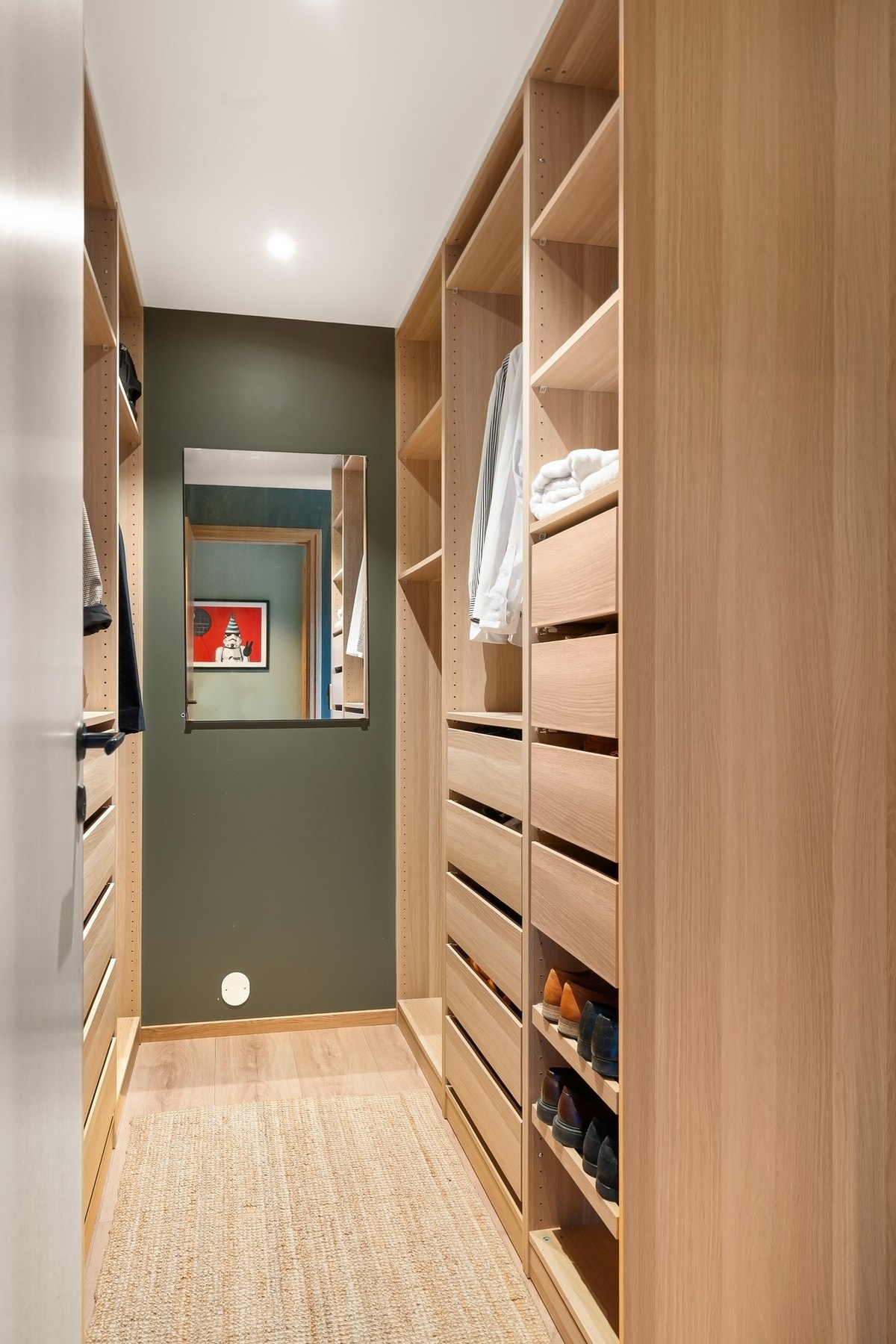 Garderoberom. Galleribilde