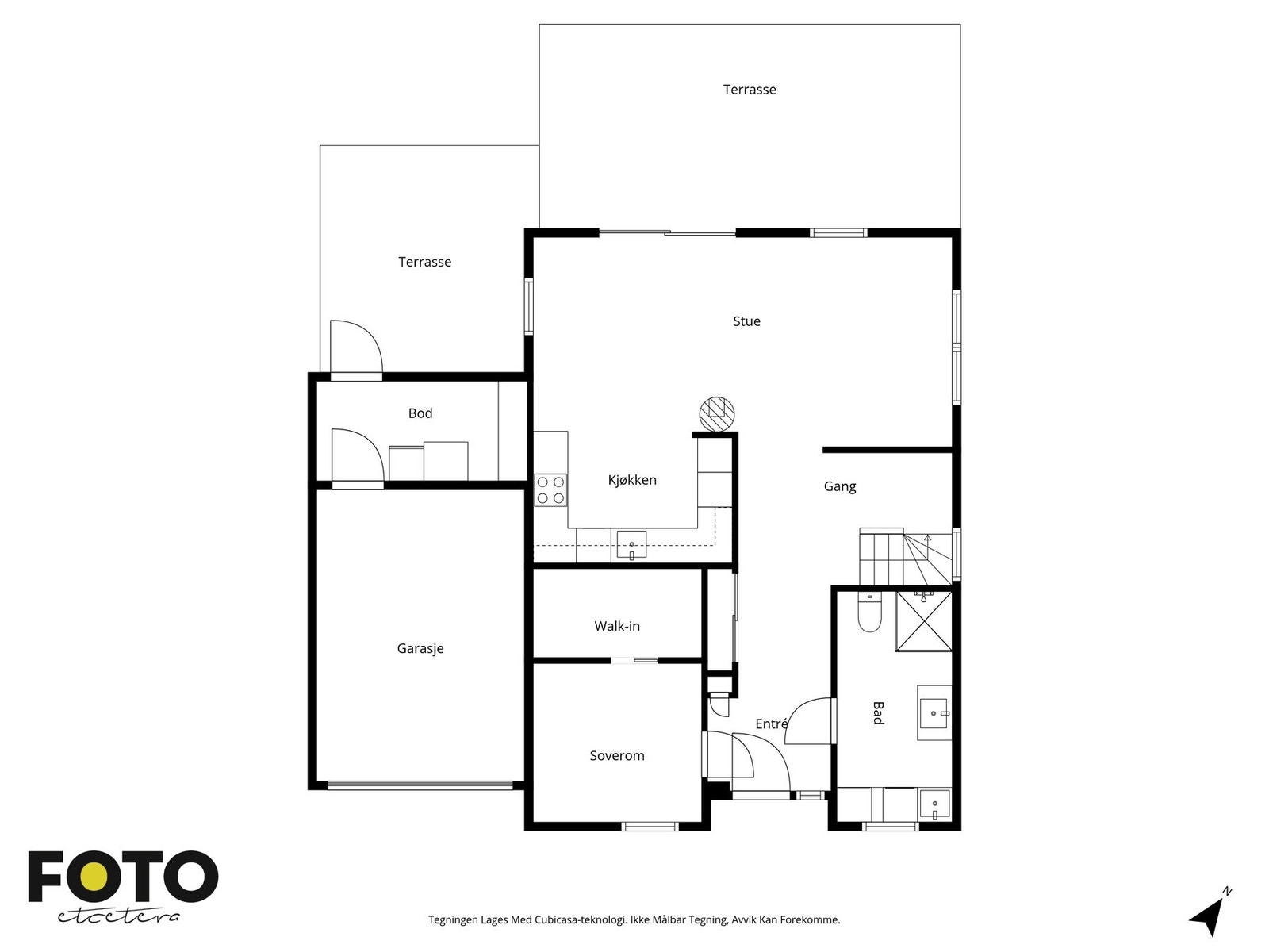 Plantegning 1.etasje - Velkommen inn. Galleribilde