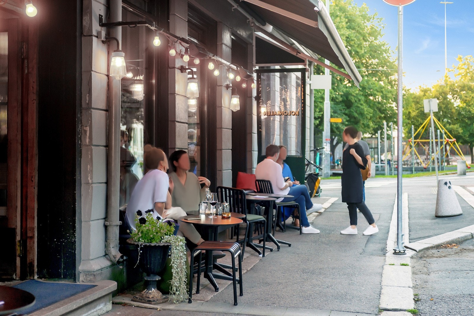 Her bor du sentralt med nærhet til "alt", samtidig som du ikke blir forstyrret av trafikkstøy. Galleribilde
