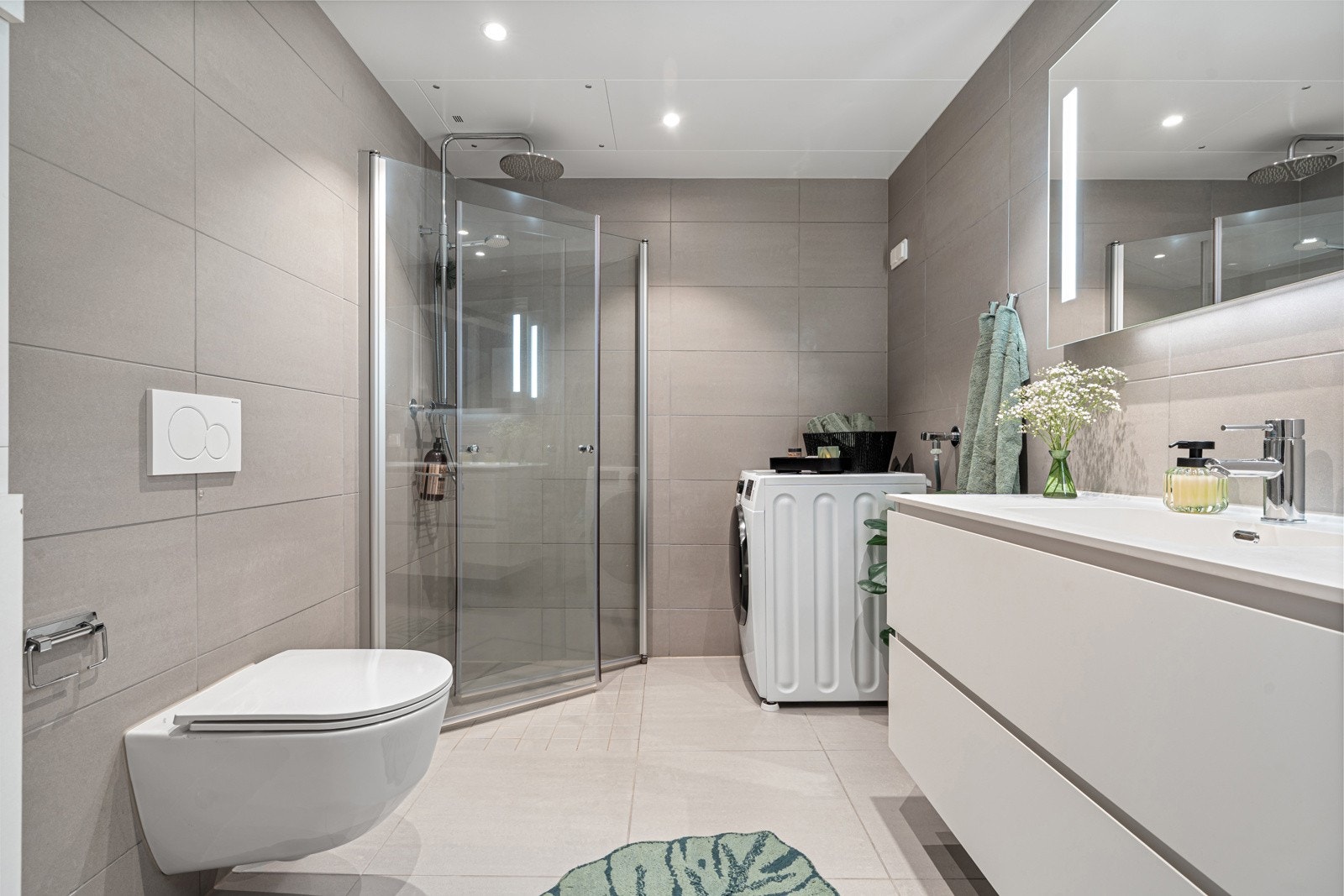 Delikat bad i tidløs og moderne utførelse.