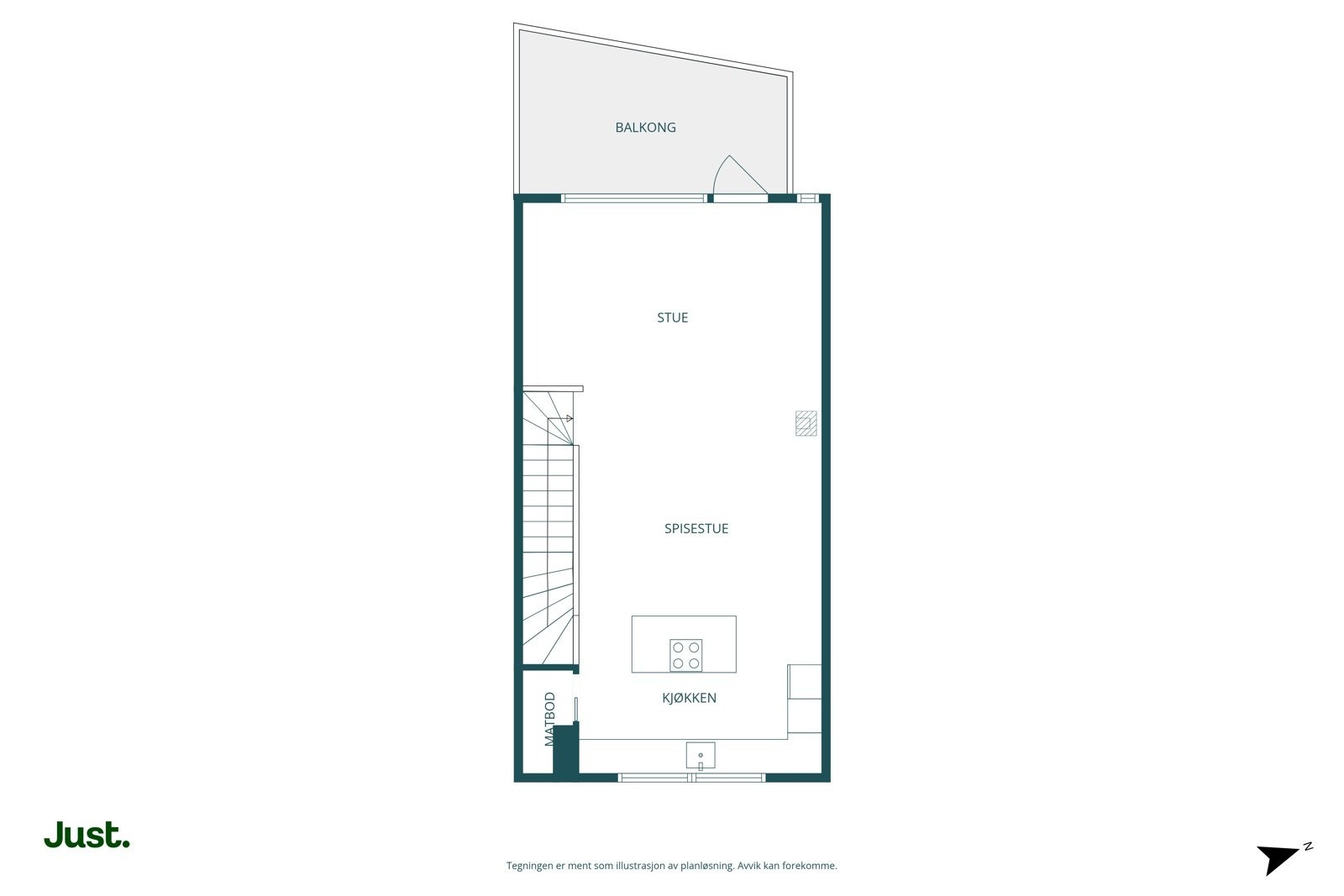 Planskisse andreetasje.