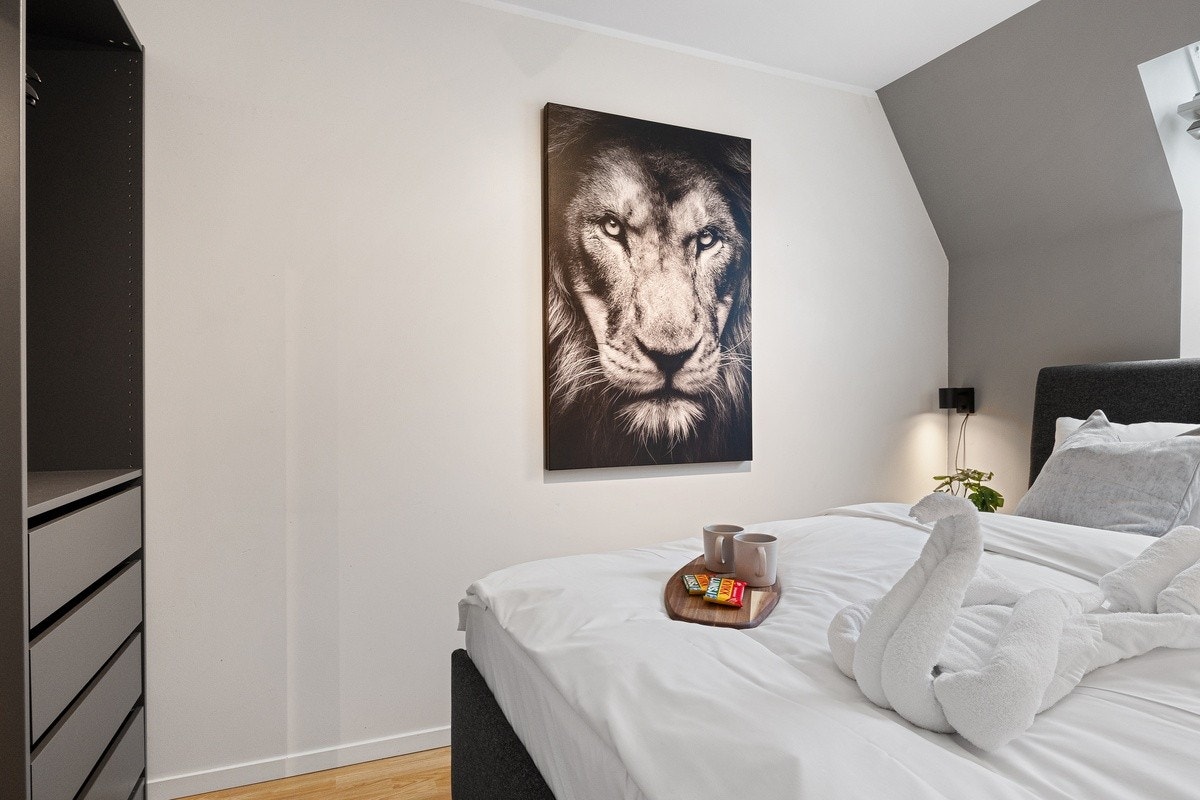 Soverom med 180cm seng Galleribilde