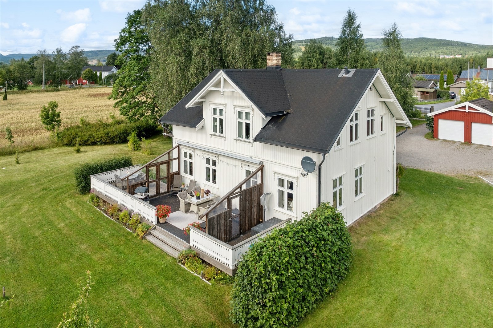 Dronefoto. Galleribilde